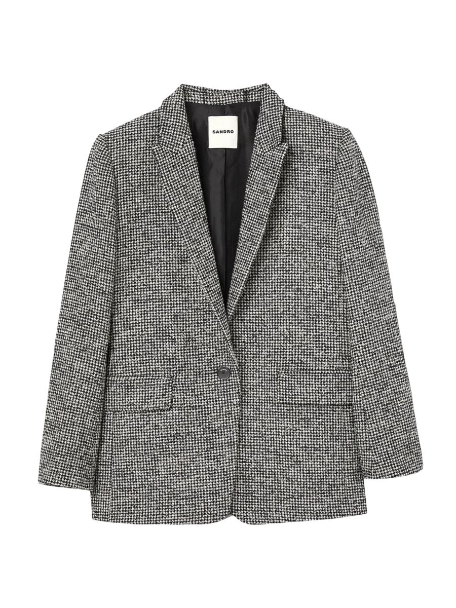 Sandro Houndstooth Blazer | Saks Fifth Avenue