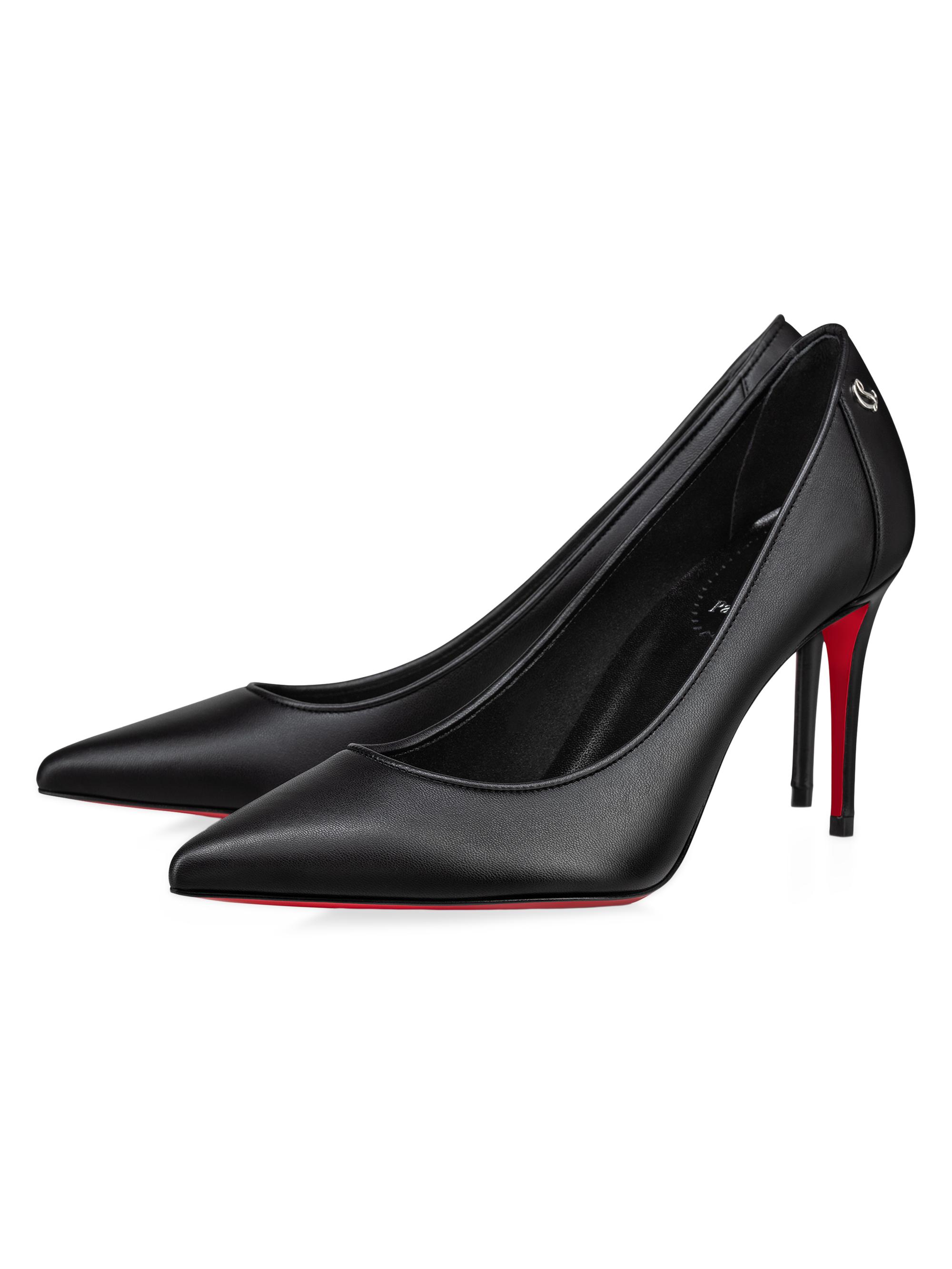 Christian Louboutin Sporty Kate 85MM Leather Pumps | Saks Fifth Avenue