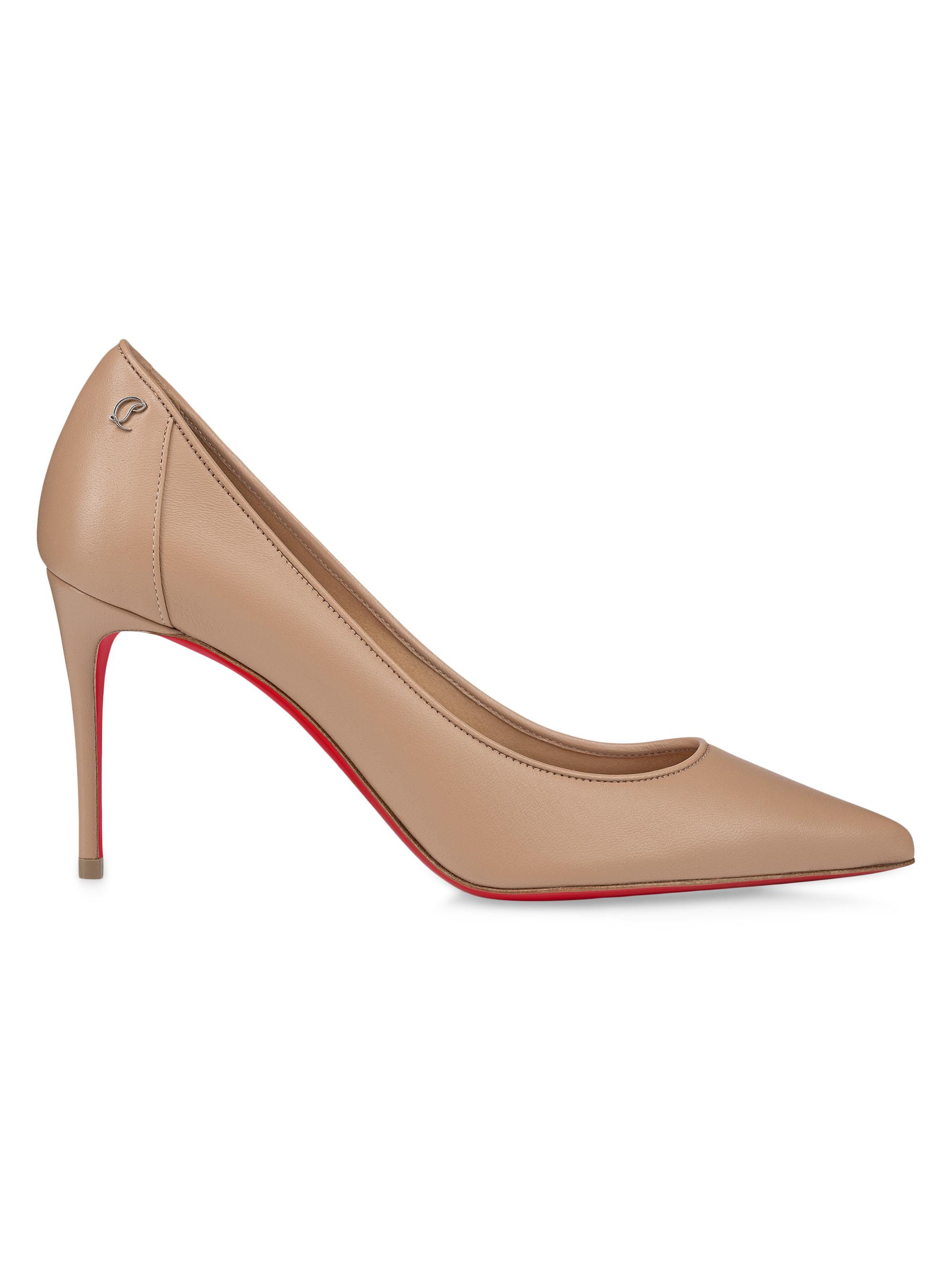Christian Louboutin Apostrophy Nappa Leather 85MM Pumps | Saks