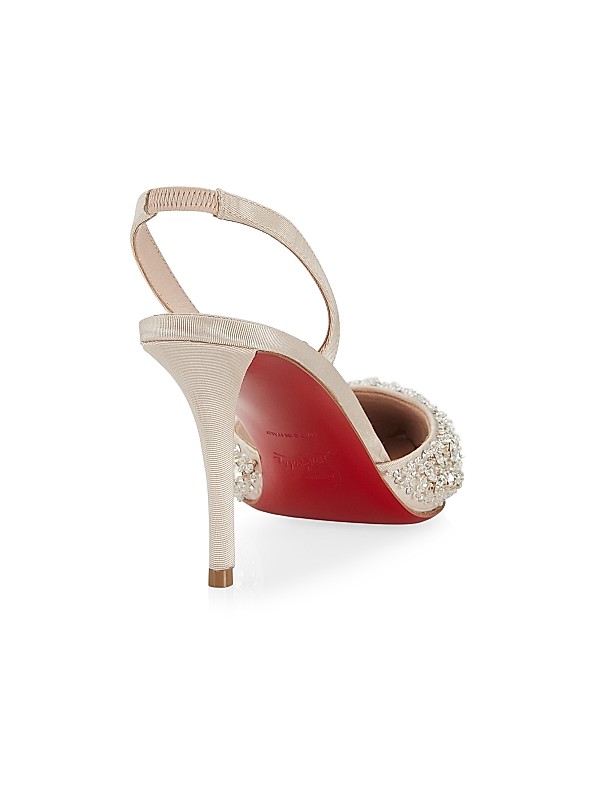 Shop Christian Louboutin Queenissima Slingback Pumps | Saks Shop Christian Louboutin Queenissima Slingback Pumps | Saks