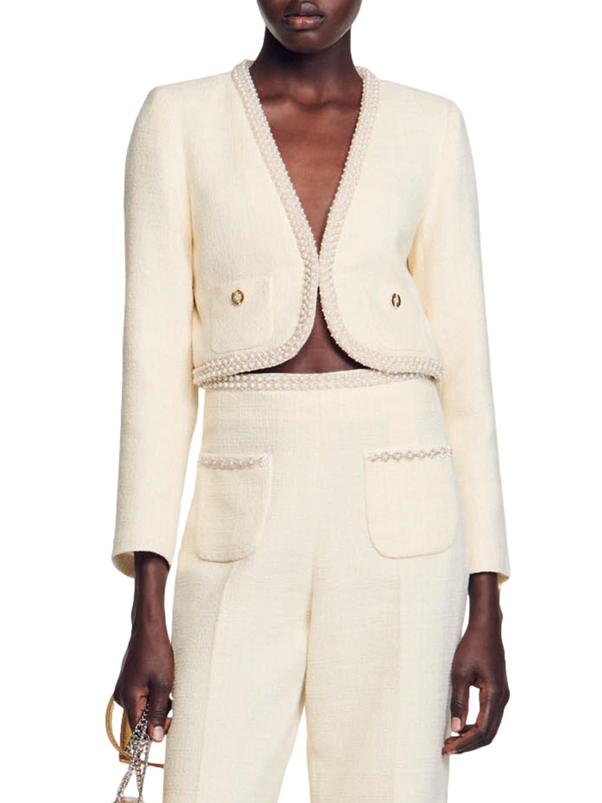 THETOÉ Fifth Avenue tweed jacket Cinq à Sept Auden Tweed Crop Jacket | Saks Fifth Avenue