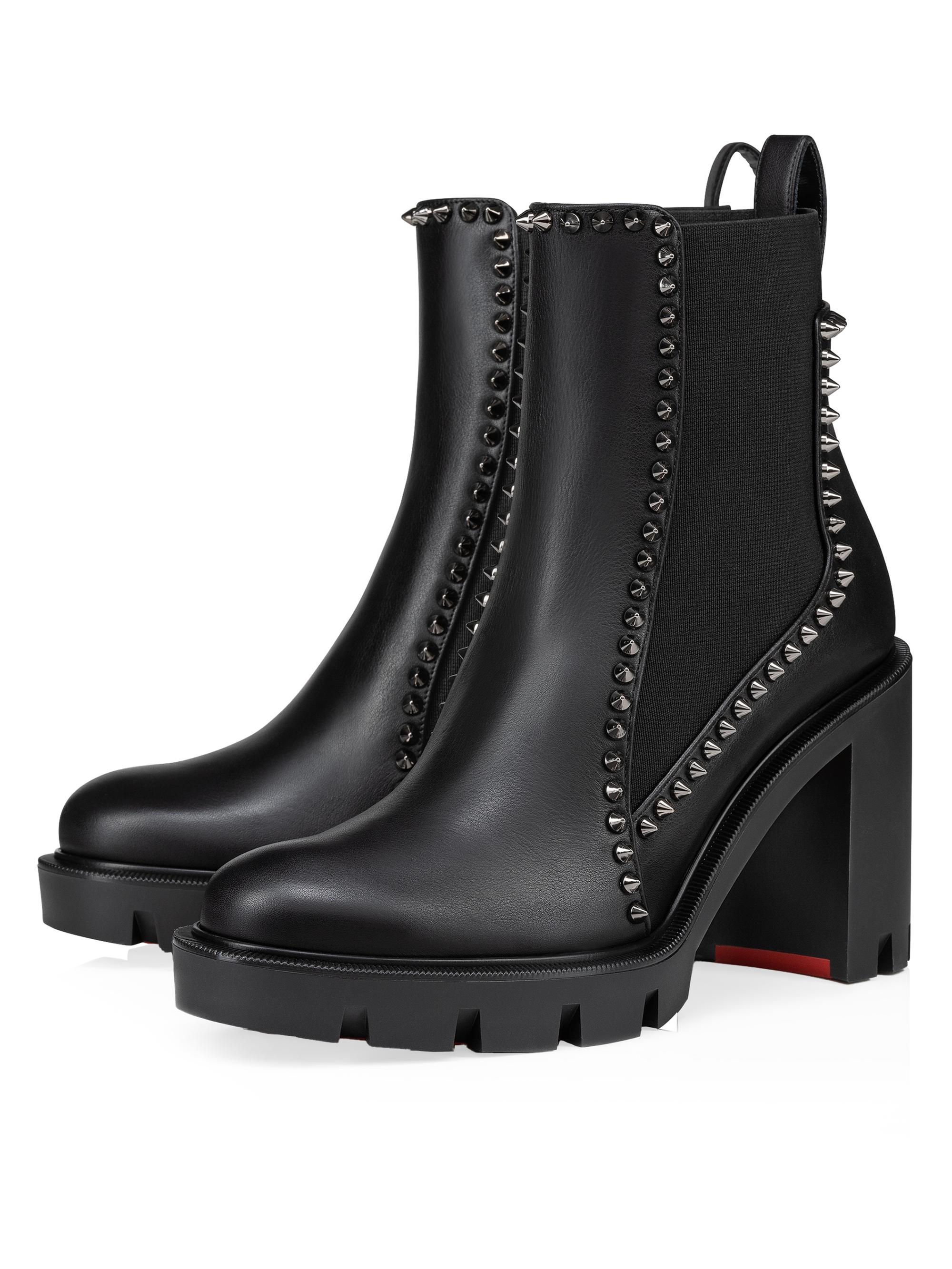 Christian Louboutin - studs boots , 刺激 Christian Louboutin - studs boots , 刺激 Christian Louboutin