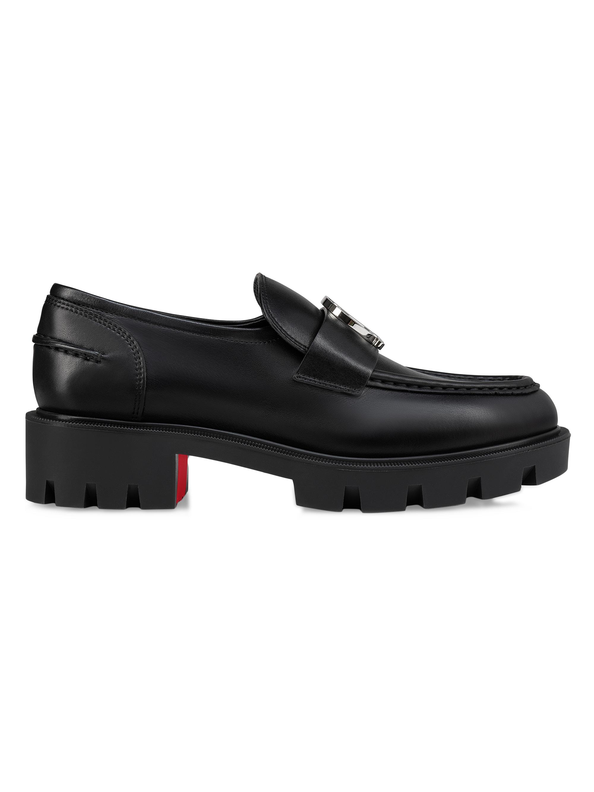 Christian Louboutin Women's Moc Lug Loafers - Black