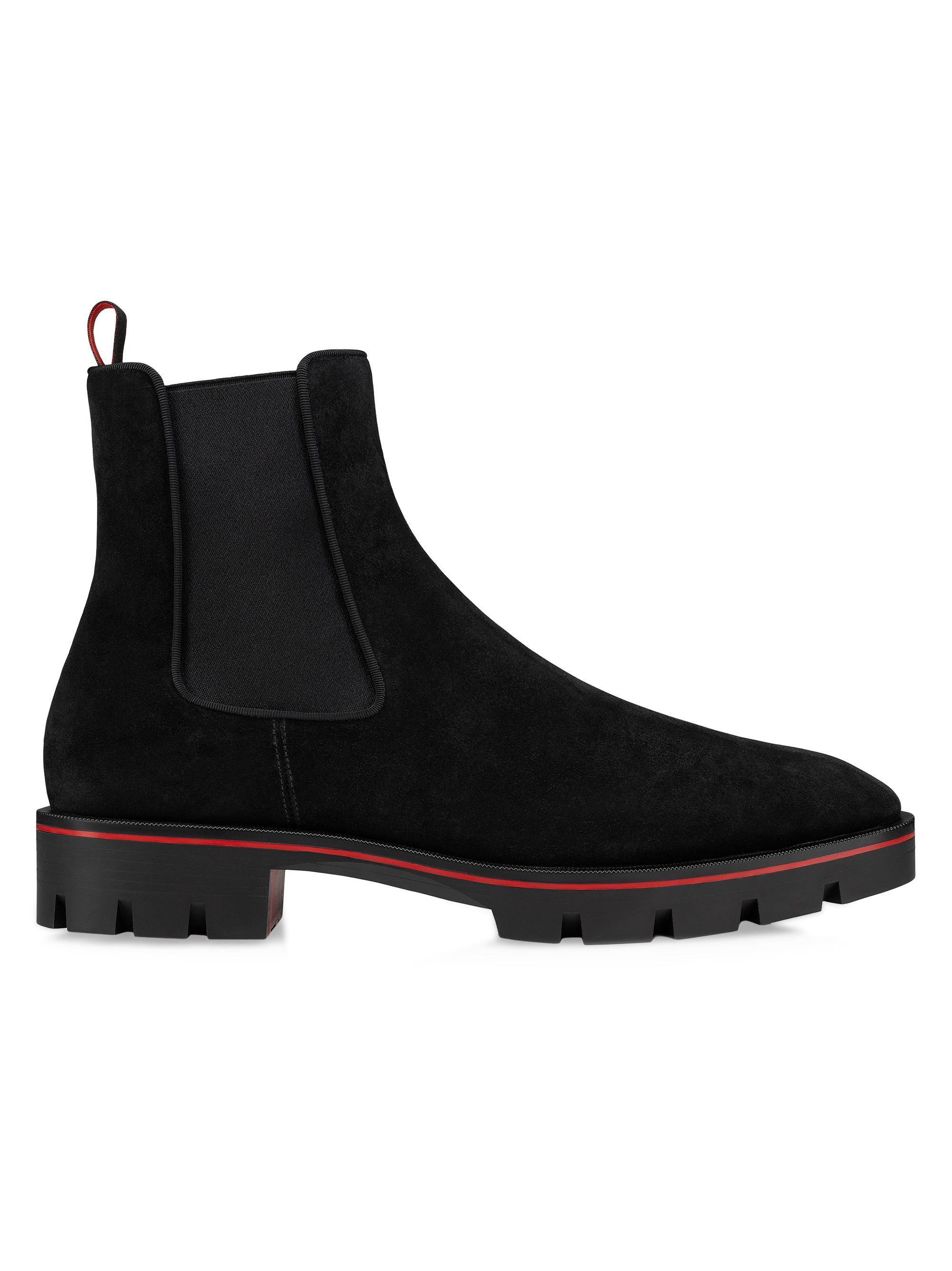Christian Louboutin Alpinosol Leather Ankle Booties | Saks Fifth