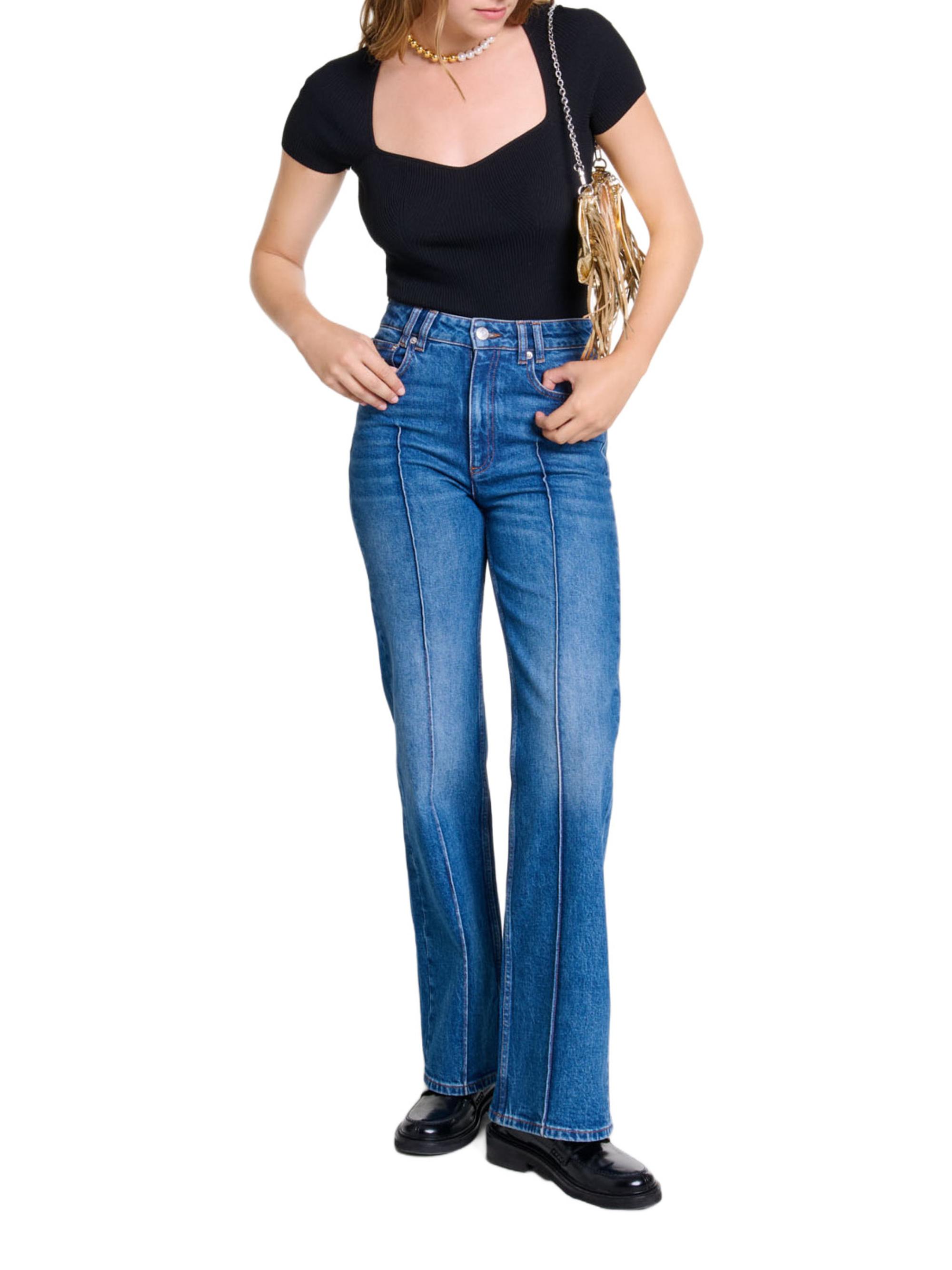 Maje Women's Knit Top - Black