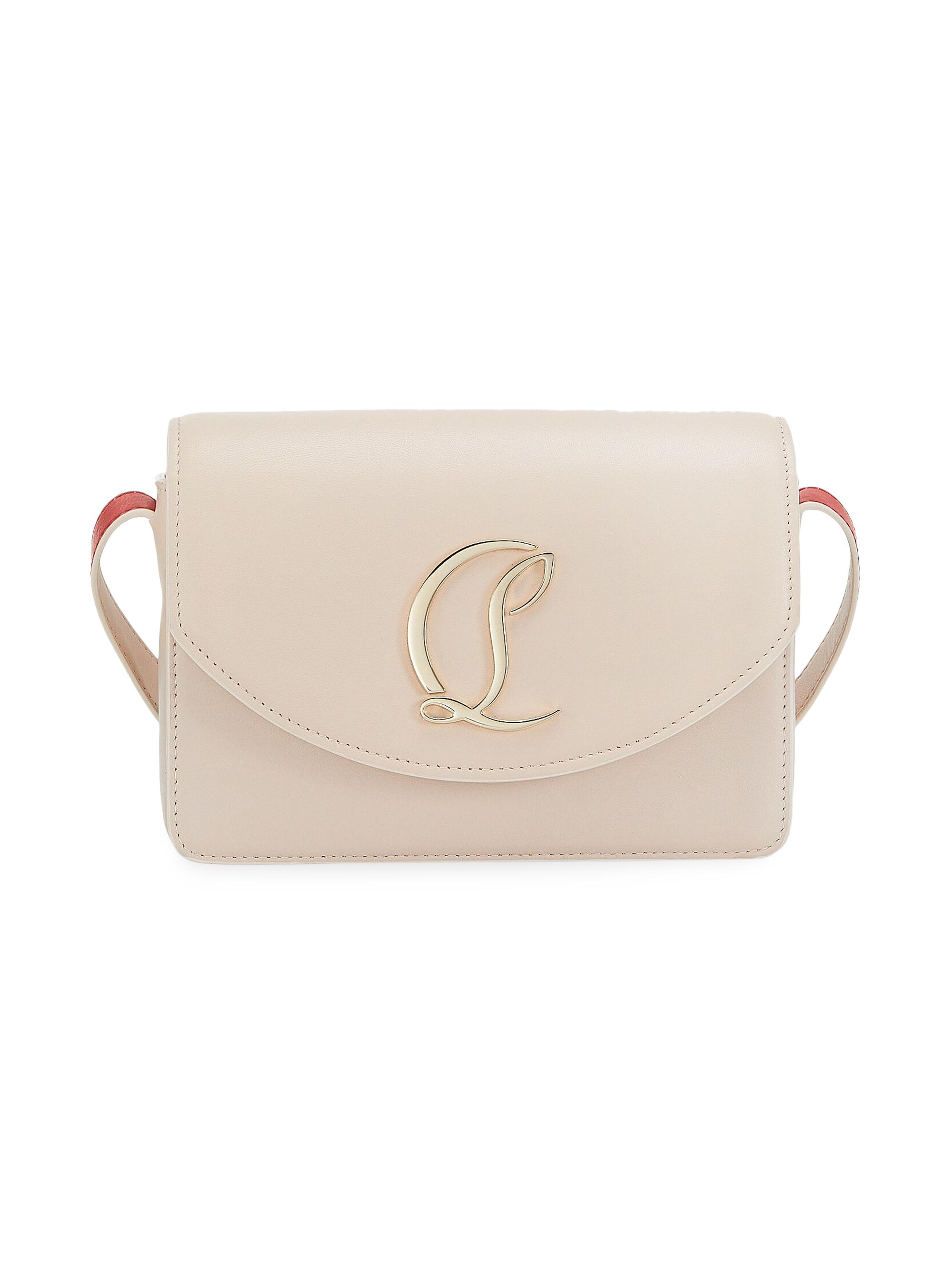 Christian Louboutin Women's Loubi54 Leather Crossbody Bag - Black