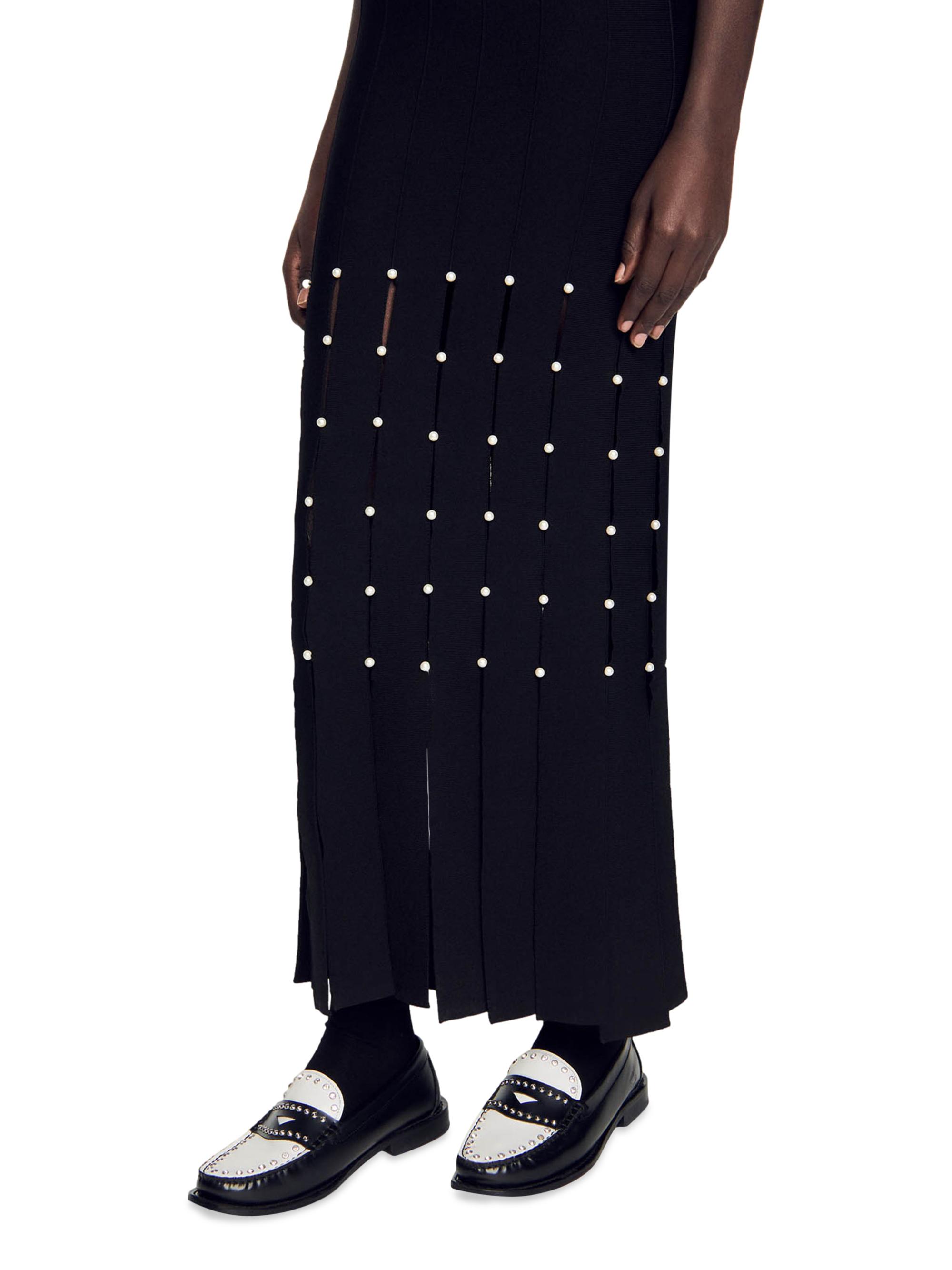 Sandro Fringed Maxi Dress | Saks Fifth Avenue
