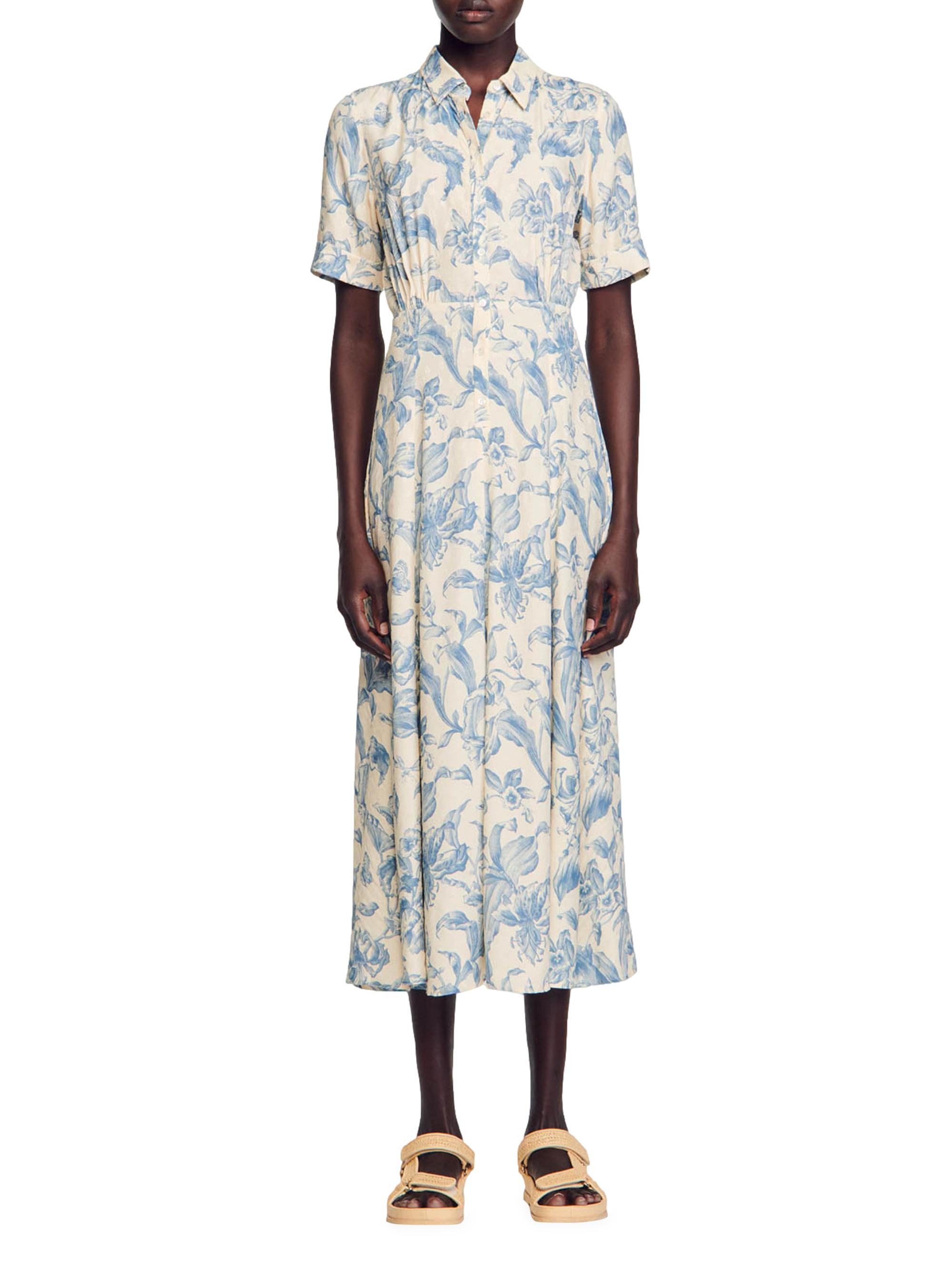 Sandro Floral Shirt Dress | Saks Fifth Avenue