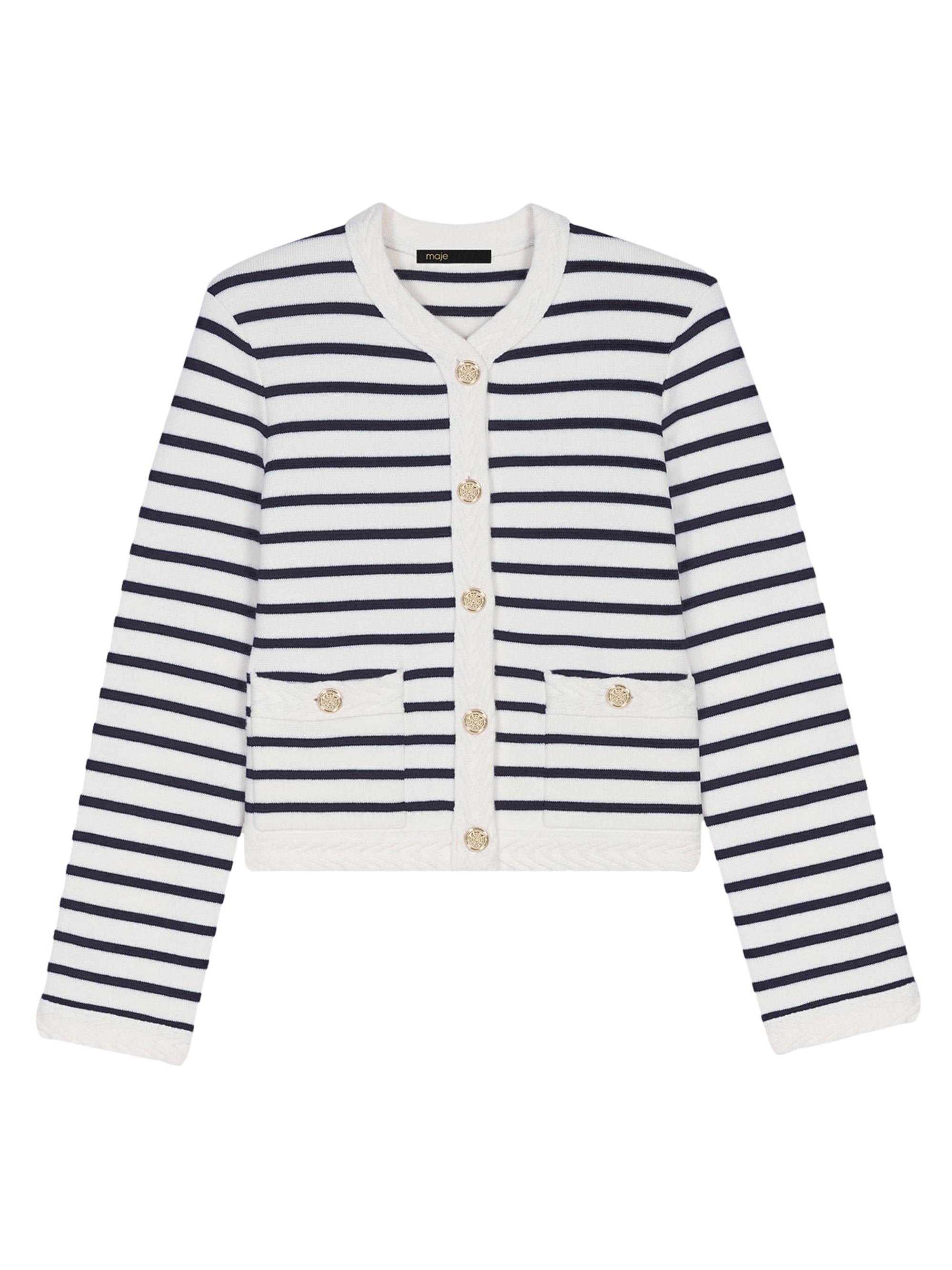 Maje Striped Knit Cardigan | Saks Fifth Avenue