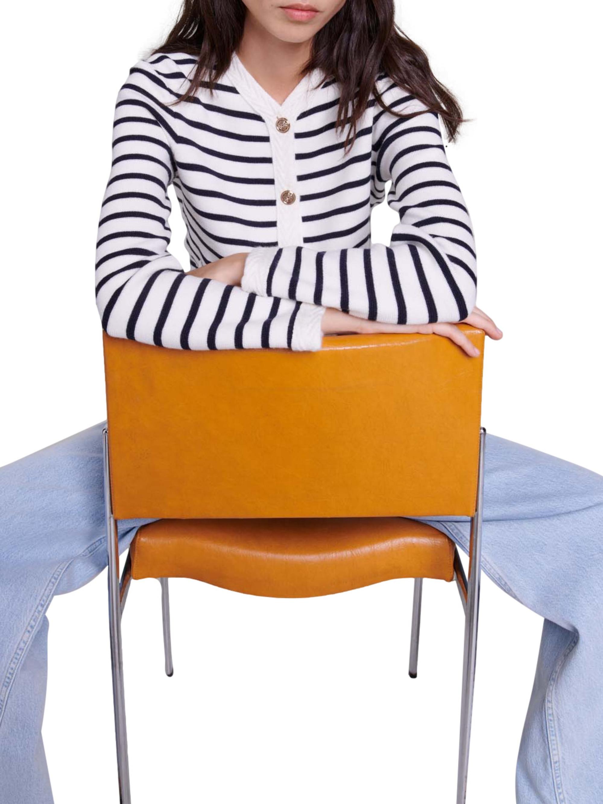 Maje Striped Knit Cardigan | Saks Fifth Avenue