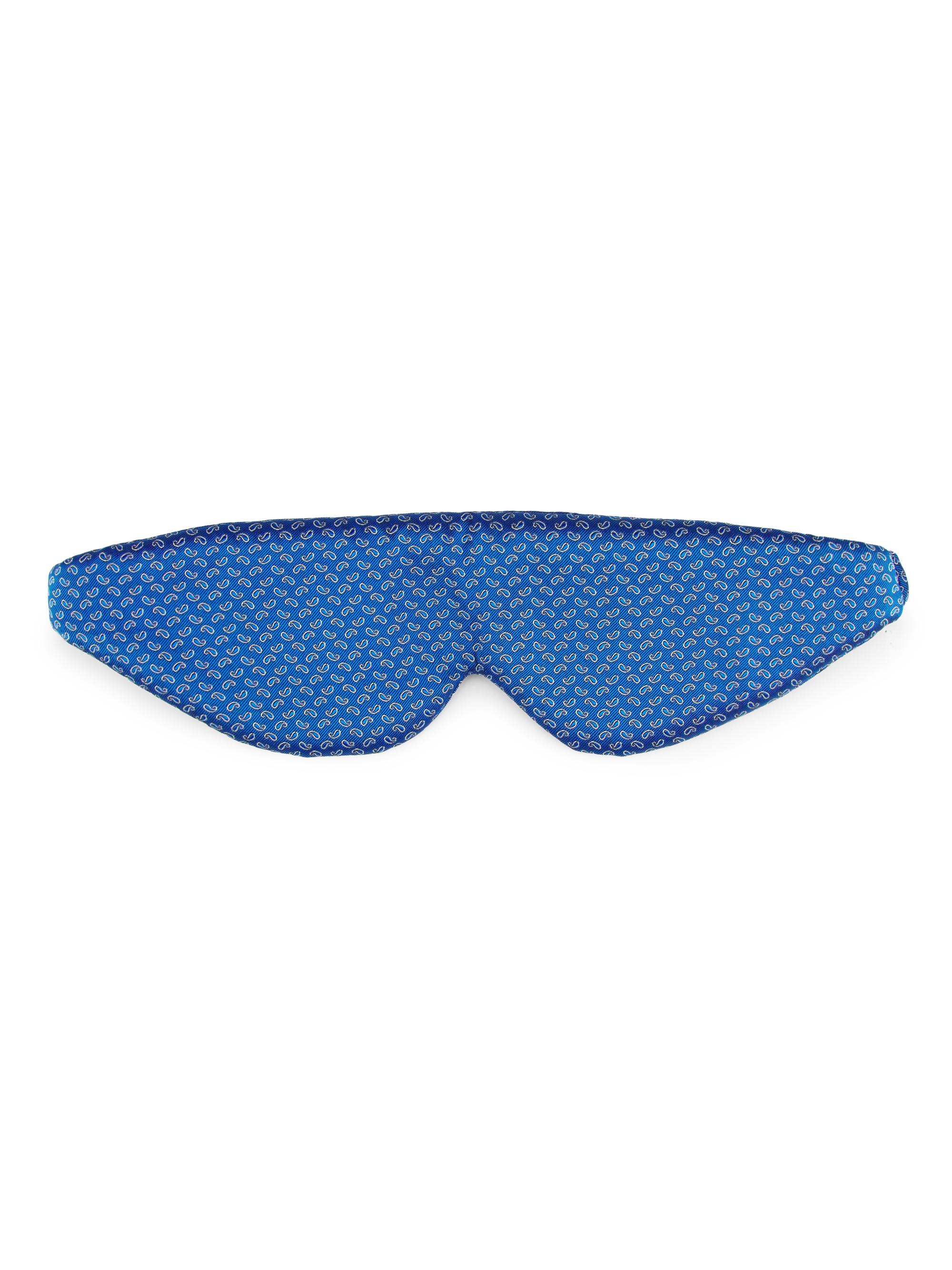 Charvet Silk Sleep Mask - Blue