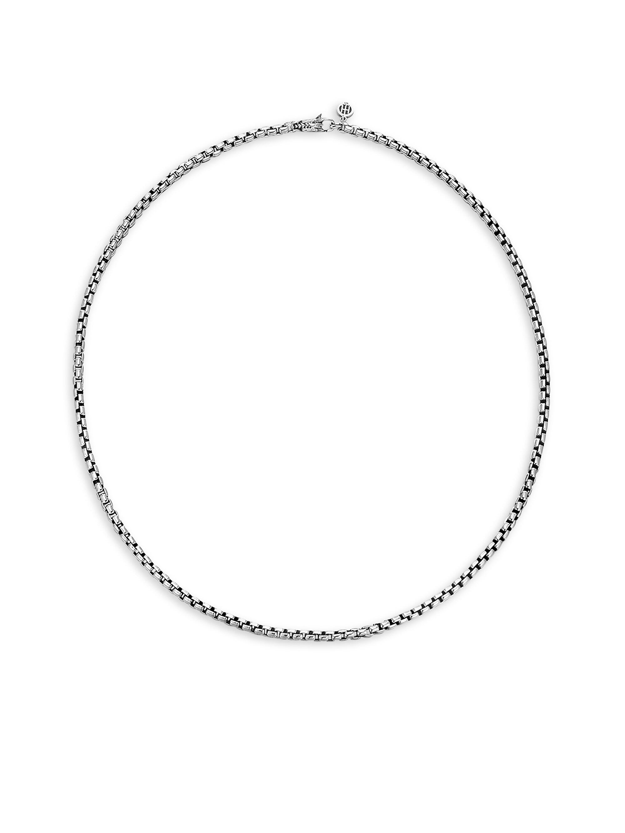 John Hardy Women's Classic Chain Sterling Silver Box Chain Necklace - Silver
