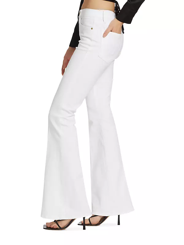 Shop Frame Le High Stretch Flare Jeans