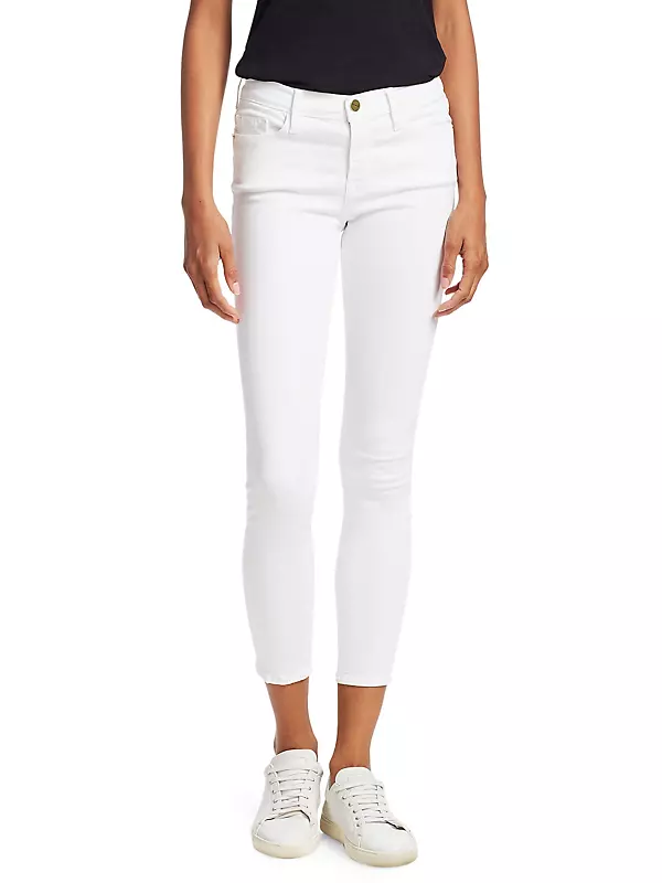 Le Color Mid-Rise Stretch Skinny Ankle Jeans