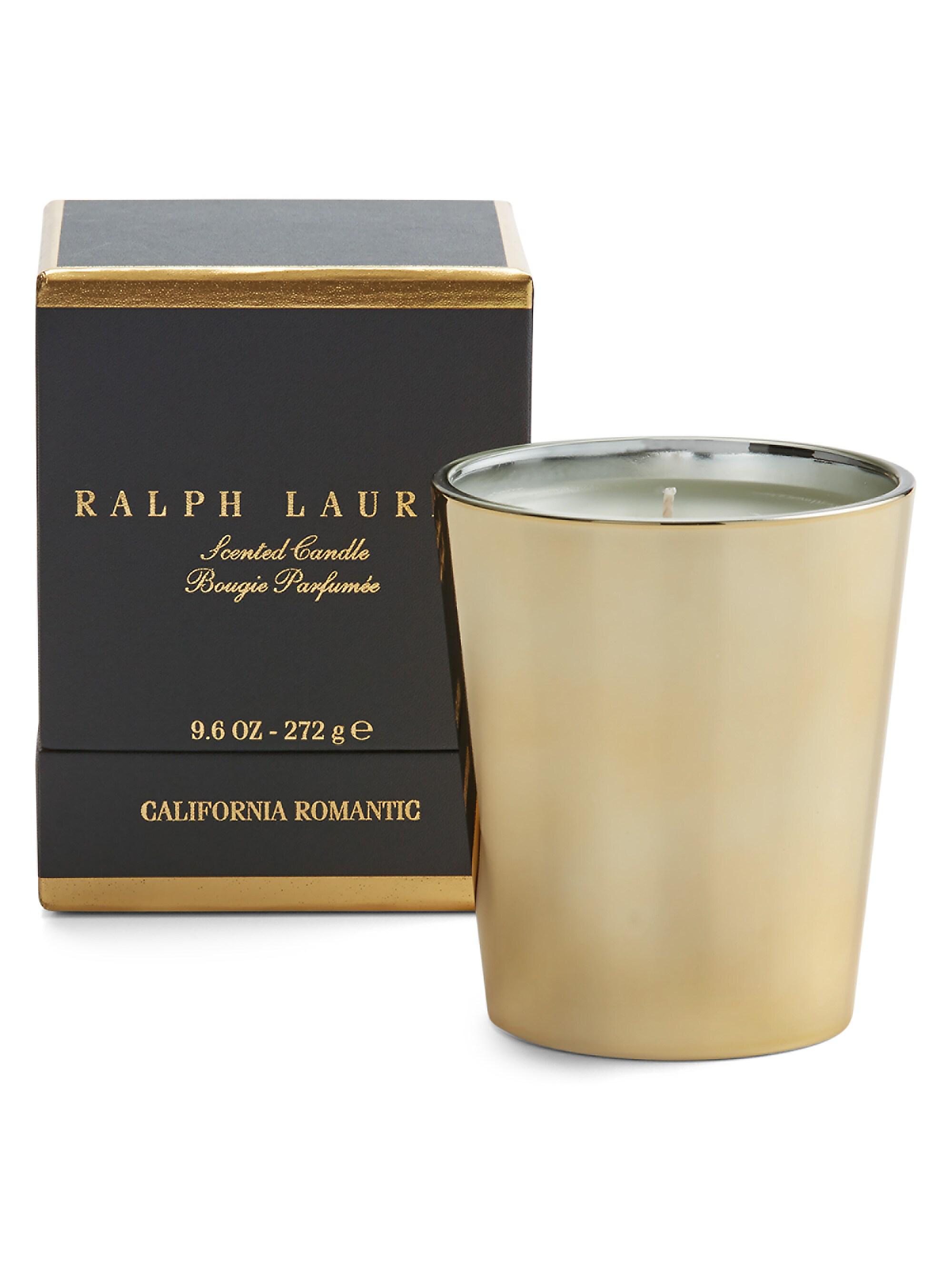 Ralph Lauren California Romantic Single Wick Candle - Gold
