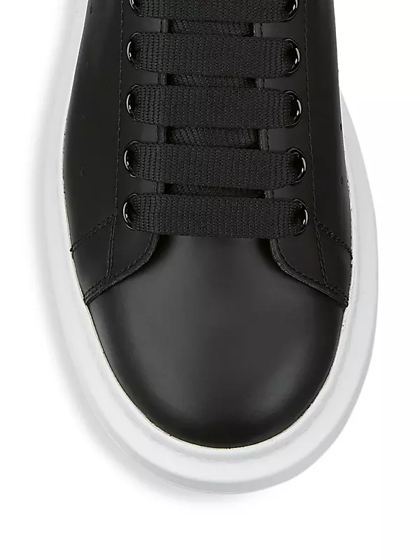 Oversized Leather Platform Sneakers