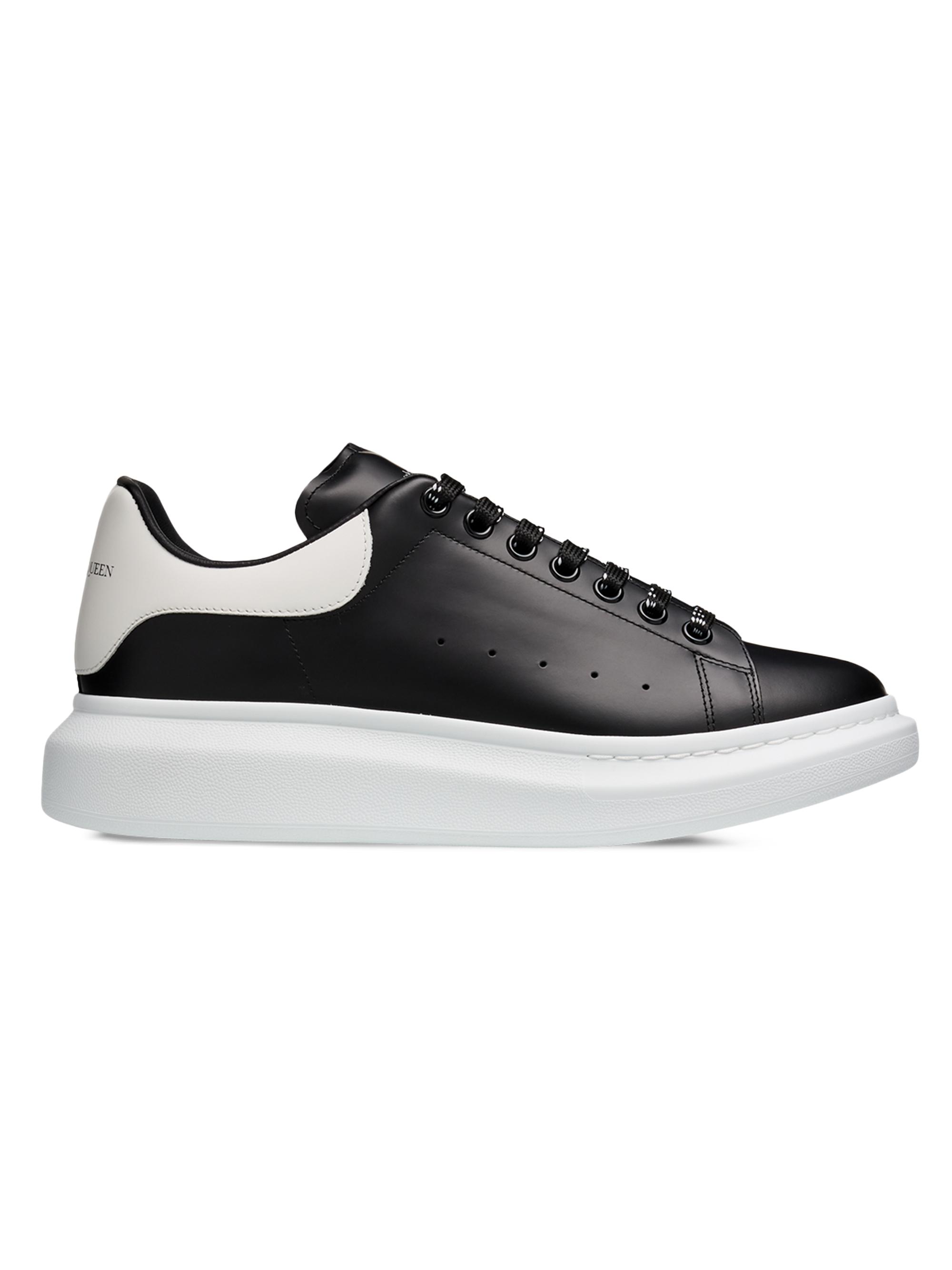 【初版】 ALEXANDER McQUEEN McQueen Men's Retro Trainer Leather and Suede Low-Top