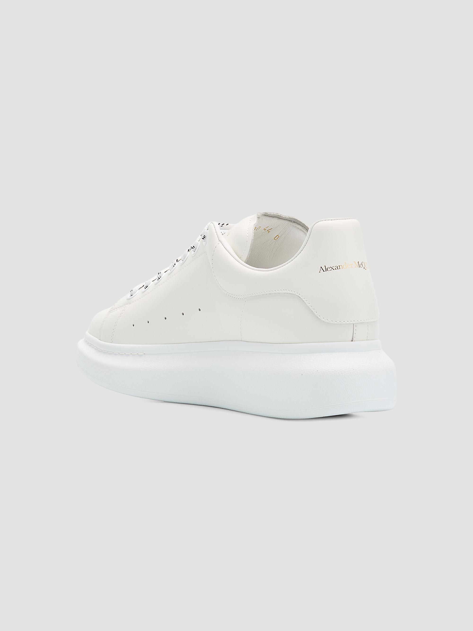 Oversized Leather Platform Sneakers