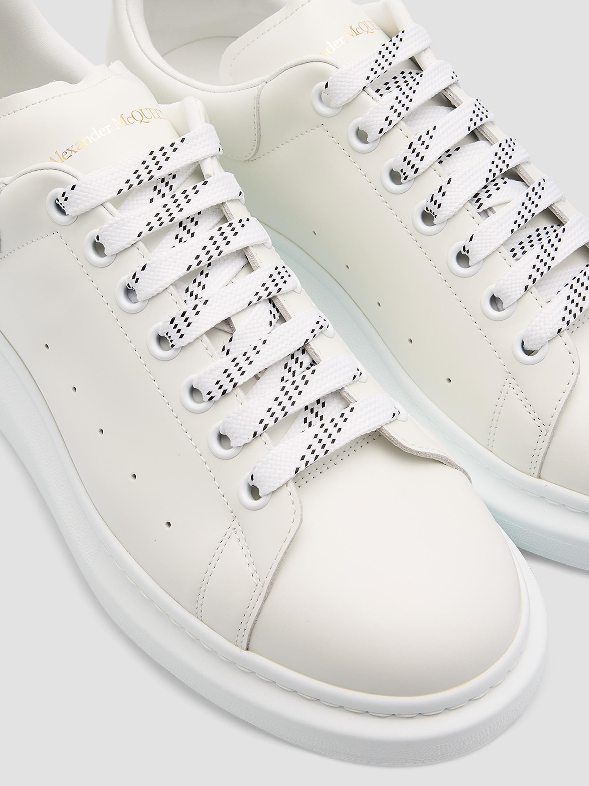 Oversized Leather Platform Sneakers