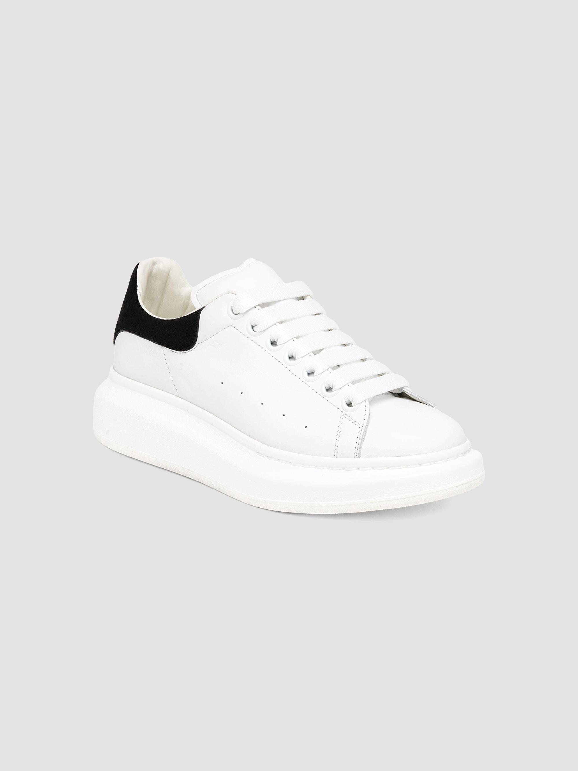 Women's Oversized Embossed Logo Colorblocked Suede Sneakers