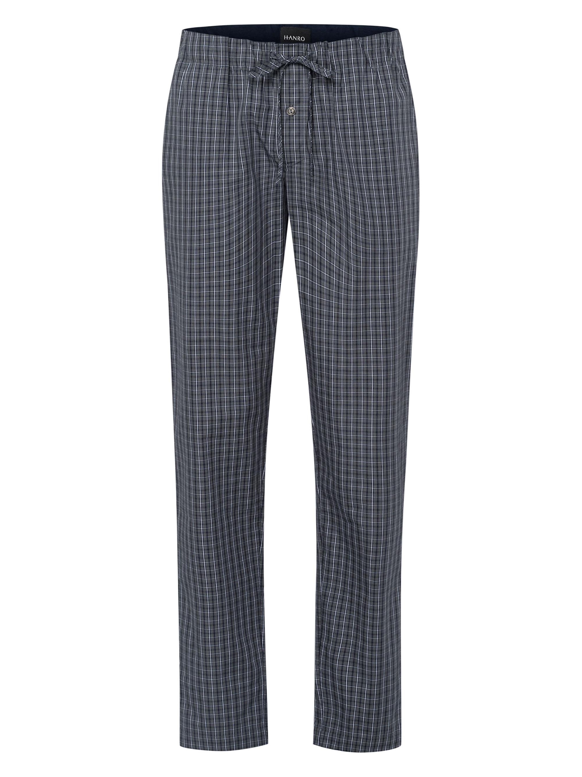 Hanro Men's Night & Day Cotton Lounge Pants - Casual Check