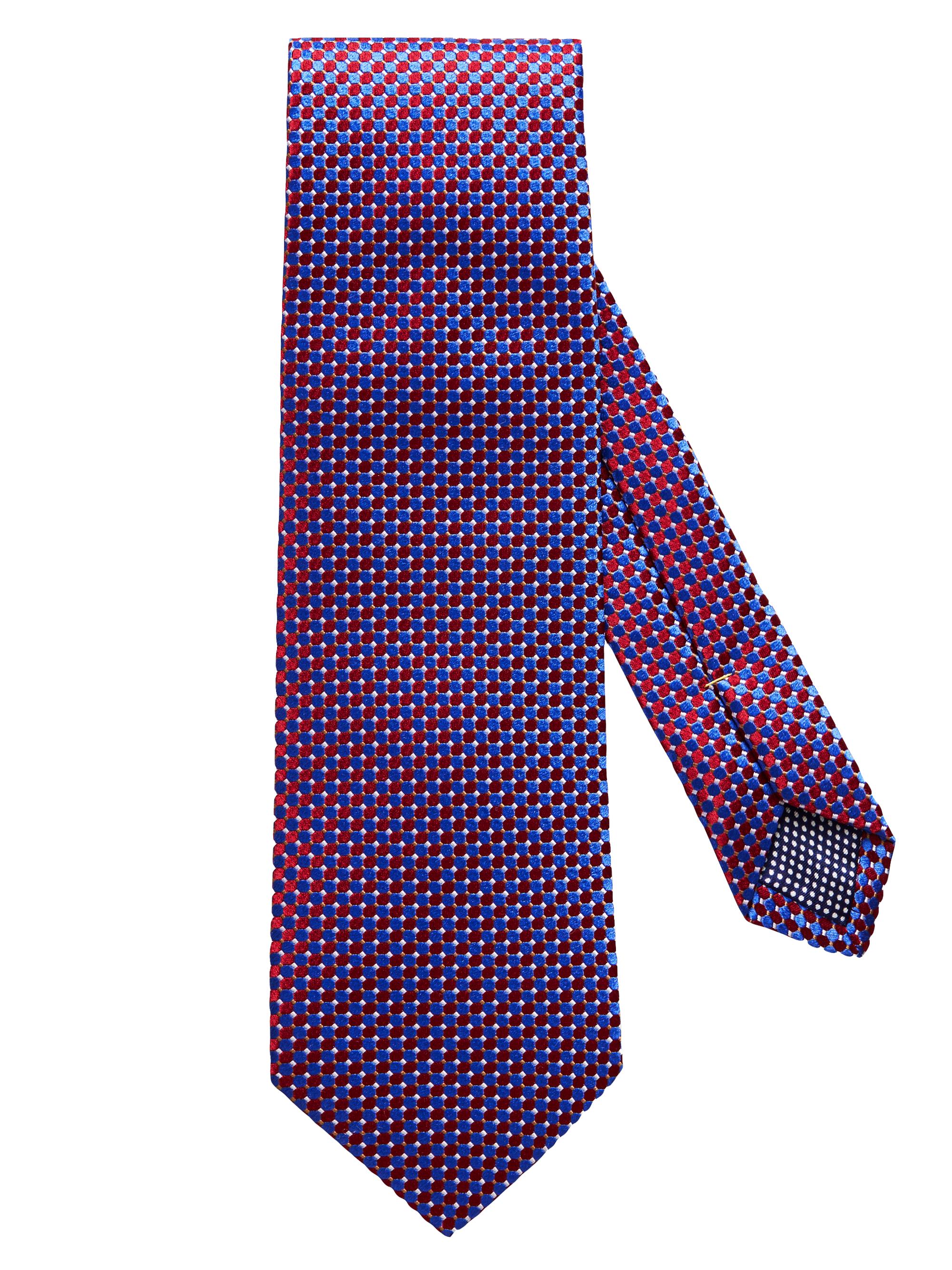 Eton Men's Micro Circle Silk Tie - Red