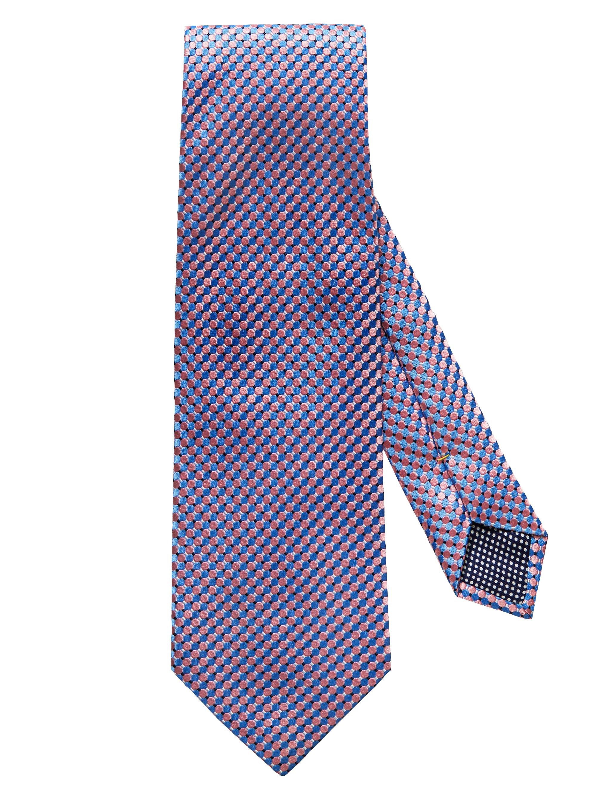 Eton Men's Micro Circle Silk Tie - Pink