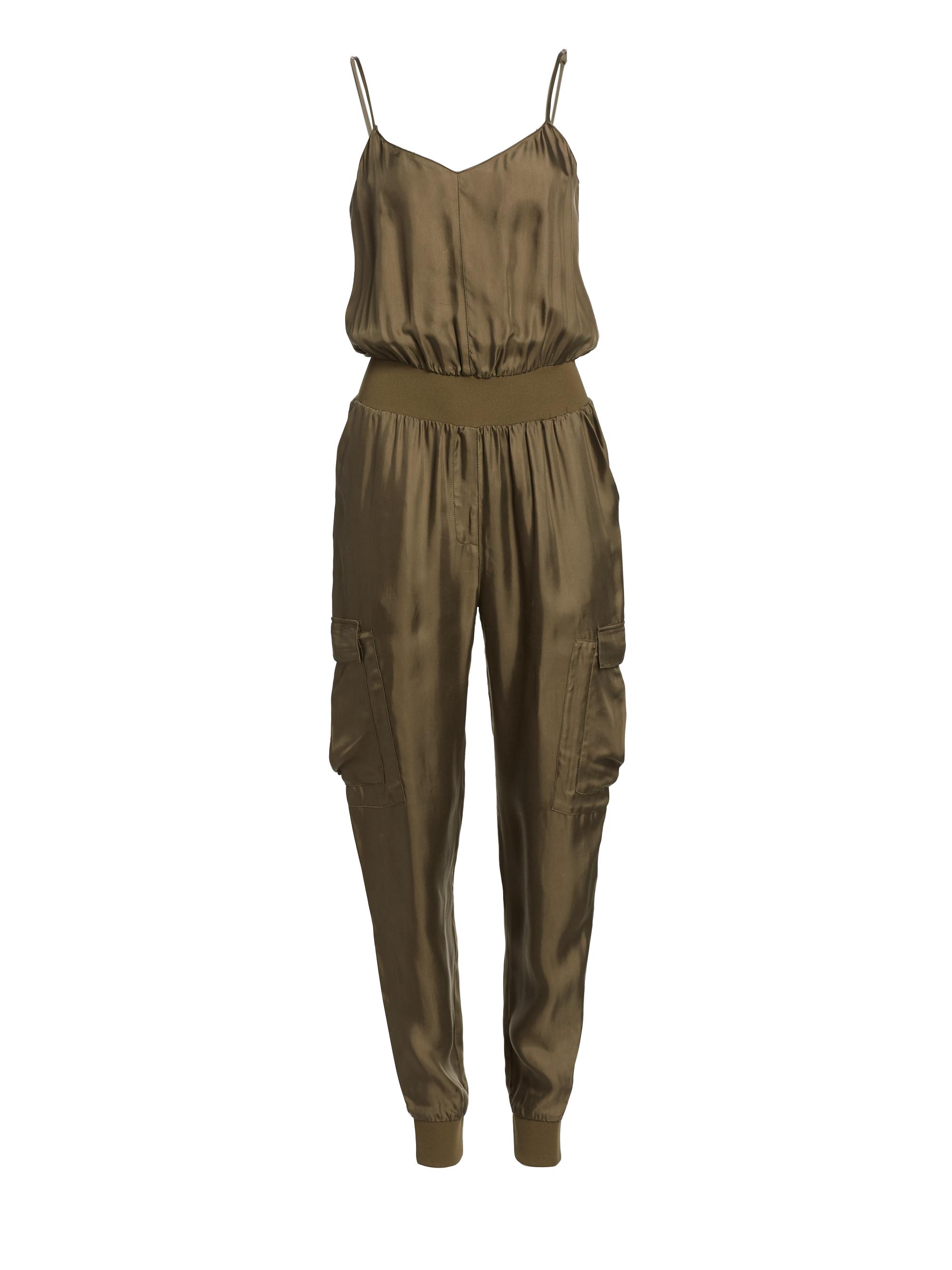 CINQ A SEPT Women's Amia Twill Jumpsuit - Olive