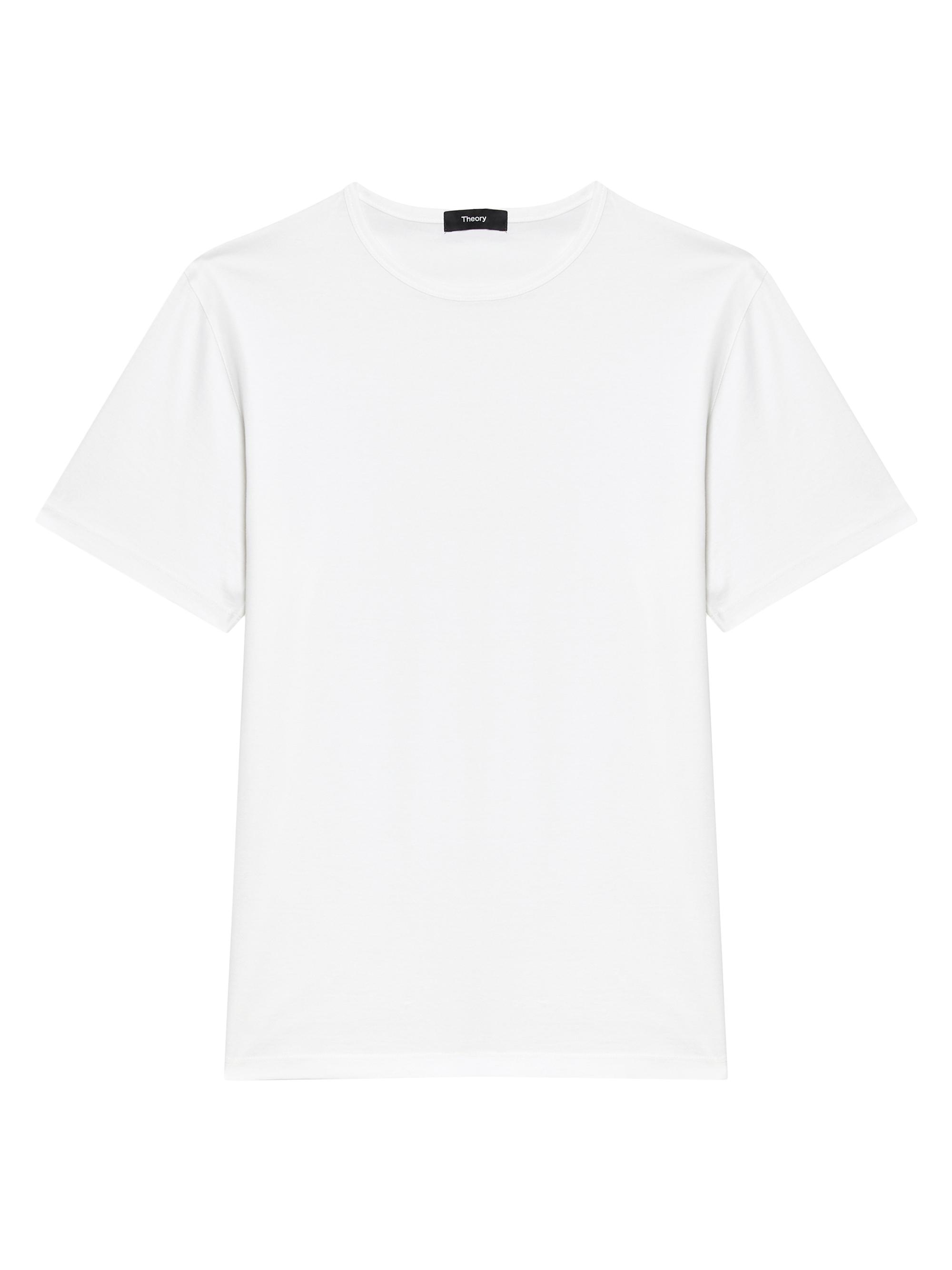 Theory Men's Precise Luxe Cotton T-Shirt - Black