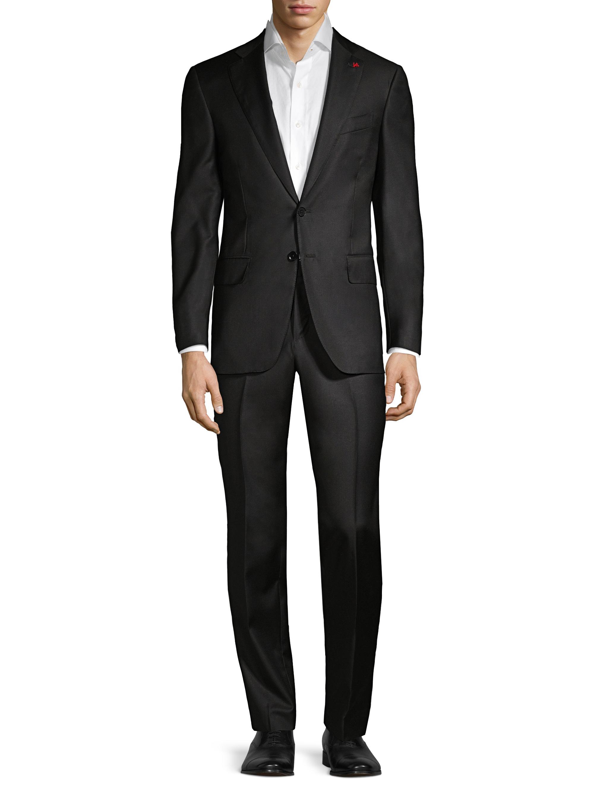 Isaia New Sanita Basic Wool Suit Saks Fifth Avenue
