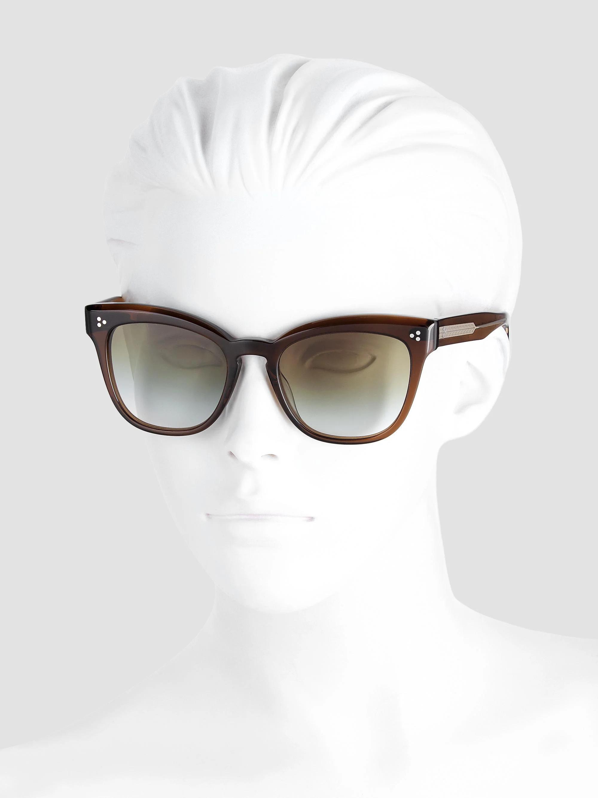 OP Marianela Cat-Eye Sunglasses Tortoiseshell 54MM Oliver Peoples Marianela with Cocobolo frame and Brown  main image 4