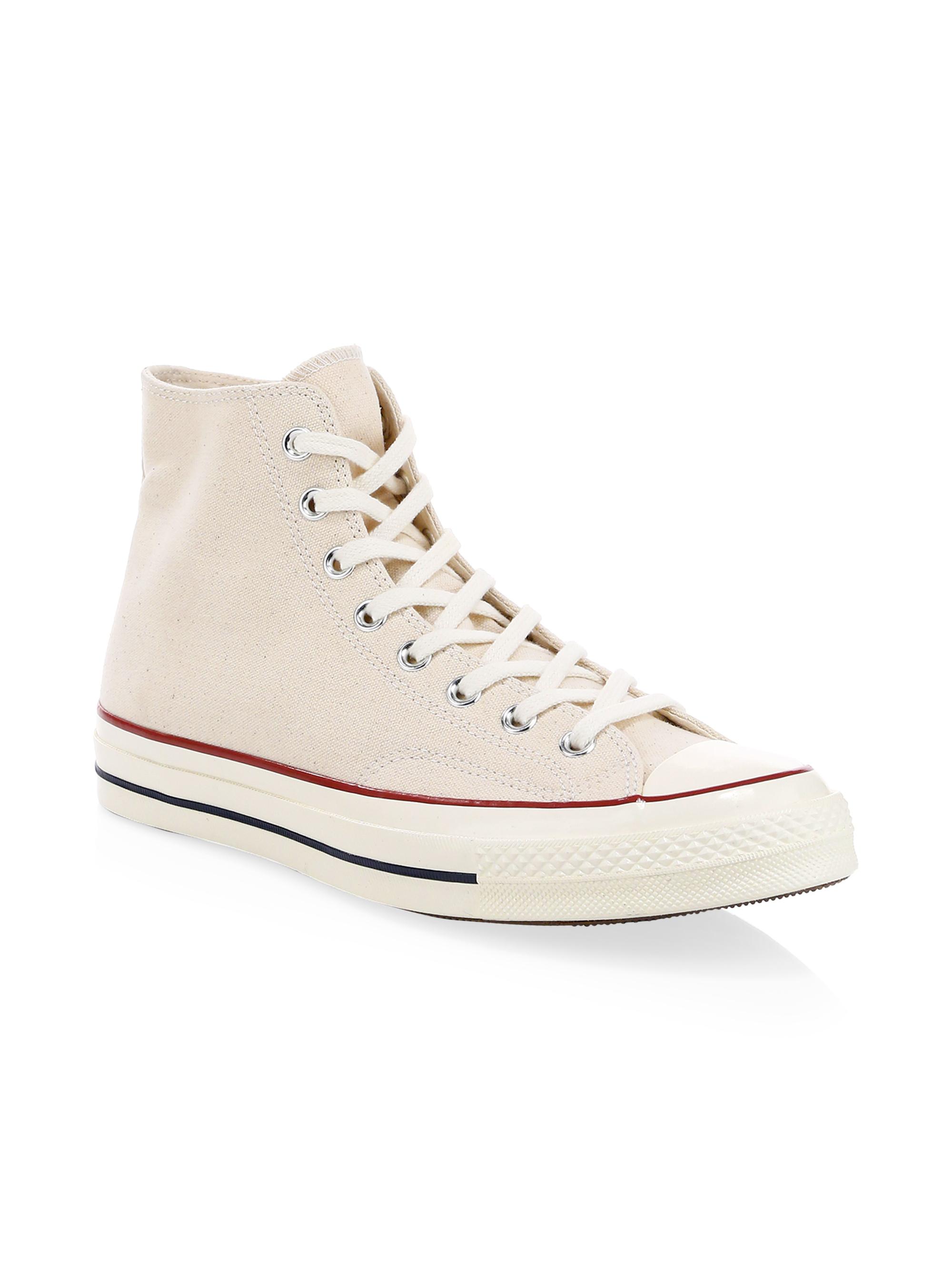 Converse Men's Vintage Canvas Chuck 70 High-Top Sneakers - Parchment Garnet Egret