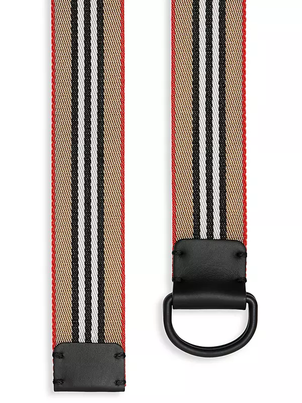 D Ring Belt Icon Stripe - Burberry