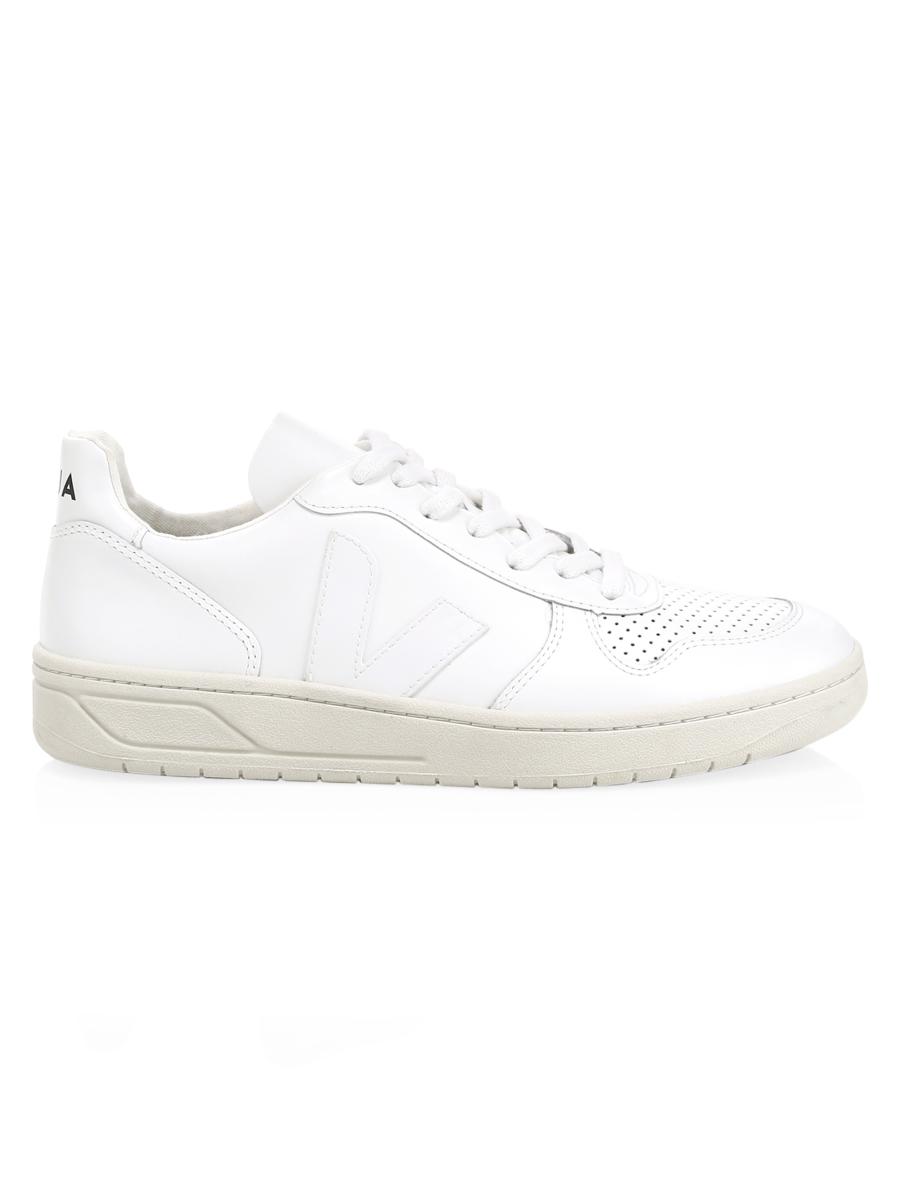 スニーカー V-95 Sneakers - Veja - Leather - White V-95 LEATHER WHITE NATURAL | VEJA