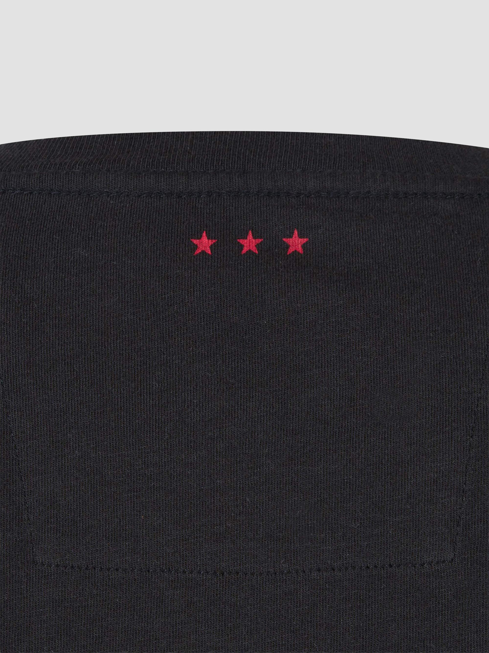 John Varvatos Star U.S.A. Men's Cotton Peace Sign Tee - Black | Thumbnail 6