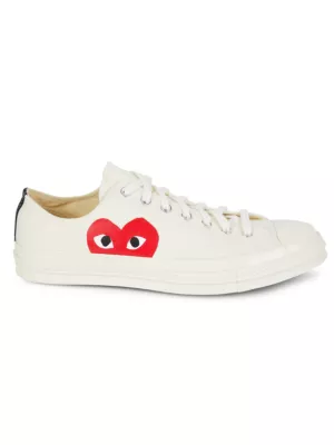 Shop Comme des Garçons PLAY CdG PLAY x Converse Men's Chuck Taylor All Star  One Heart Low-Top Sneakers | Saks Fifth Avenue