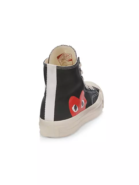 Shop Comme des Star All Saks Converse Sneakers Chuck High-Top PLAY CdG | Fifth PLAY Avenue Garçons Unisex Taylor x
