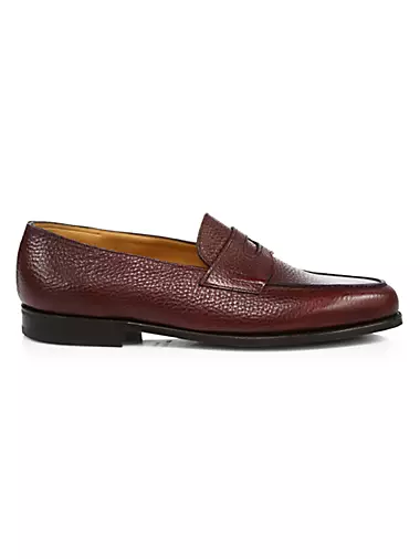 Lopez Grain Leather Loafers