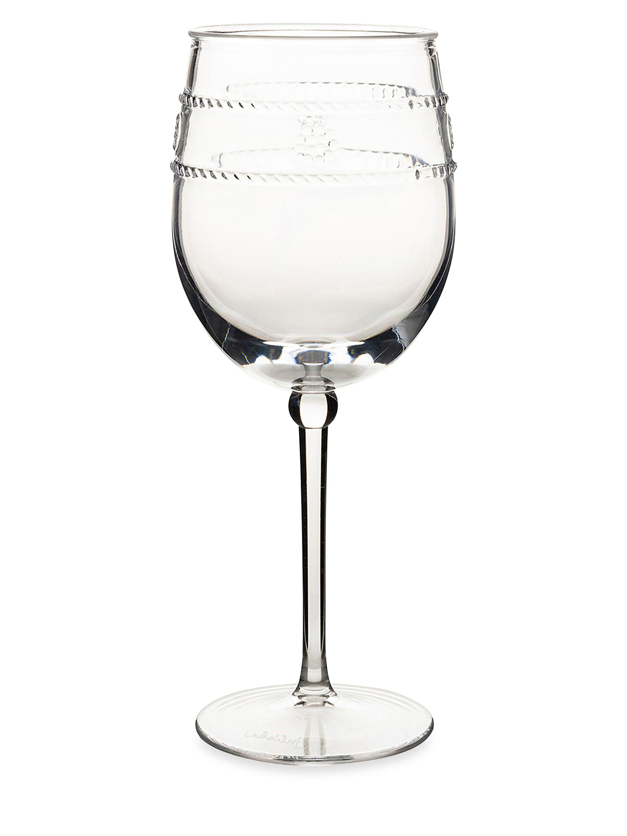 Juliska Isabella Acrylic Wine Glass