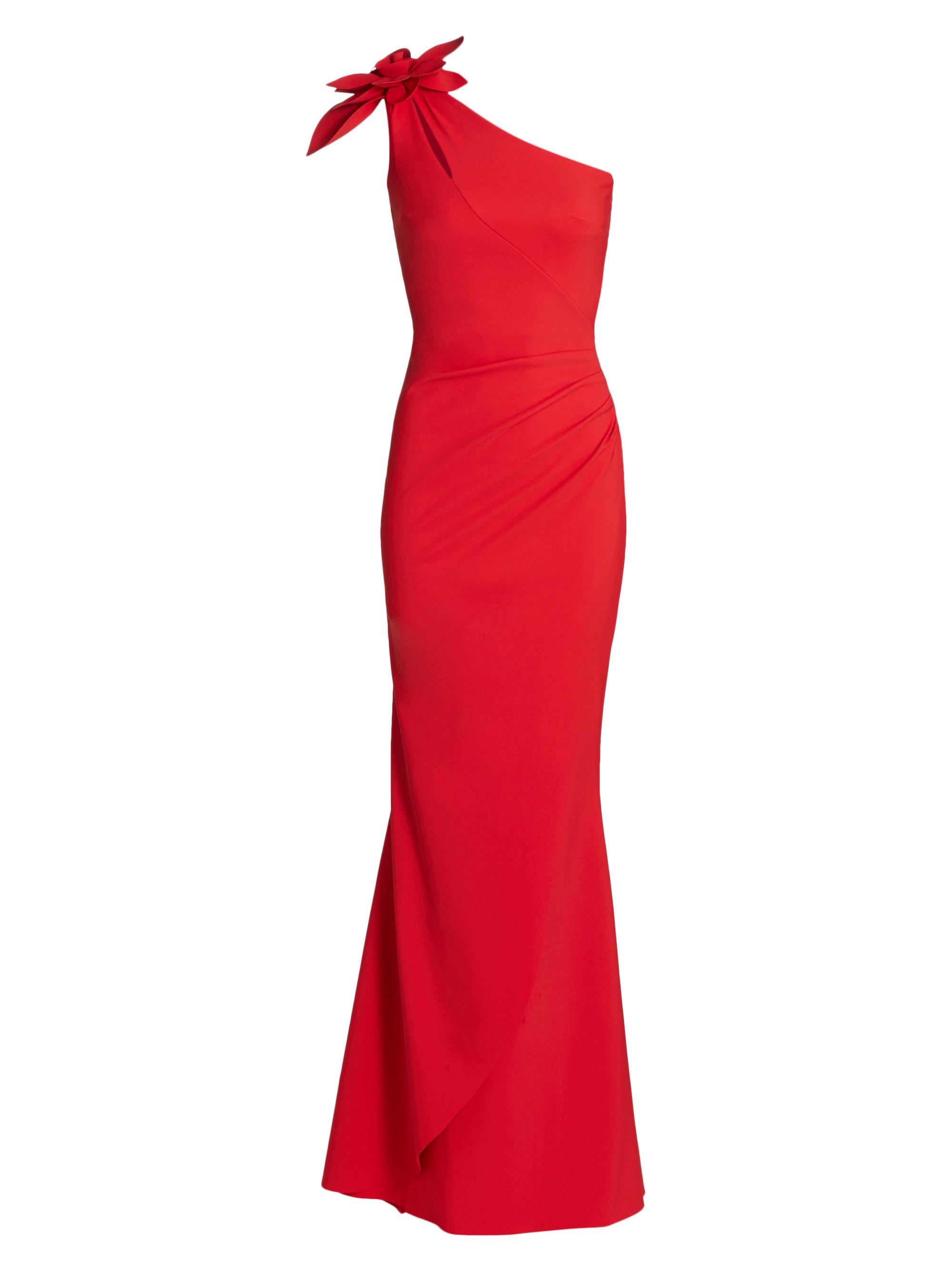 Chiara Boni La Petite Robe Women's Gosia One-Shoulder Gown - Passion
