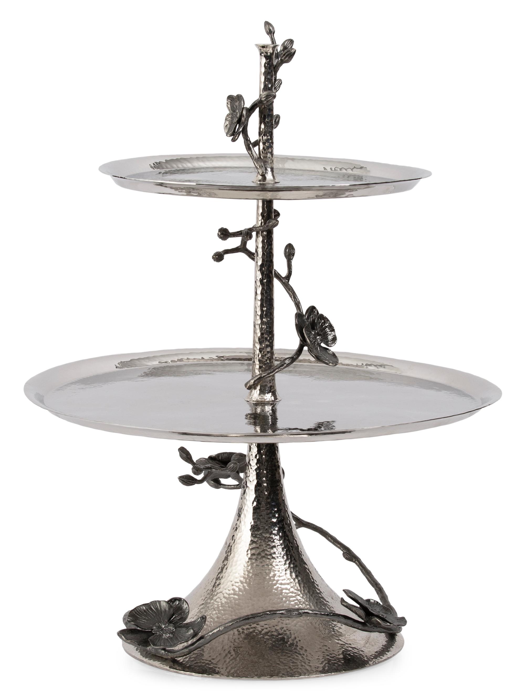 Michael Aram Black Orchid Two-Tier Etagere