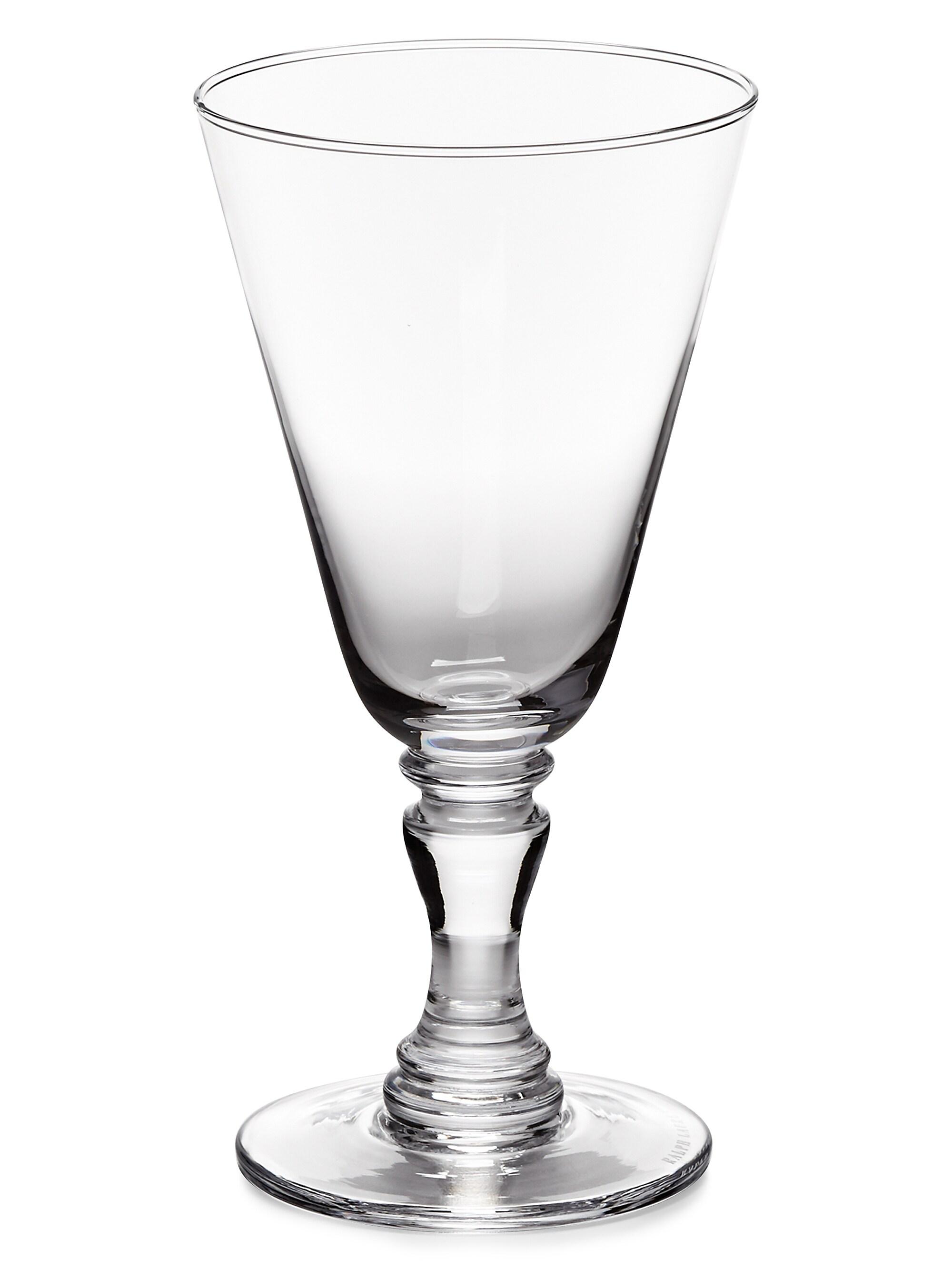 Ralph Lauren Ethan White Wine Glass - White