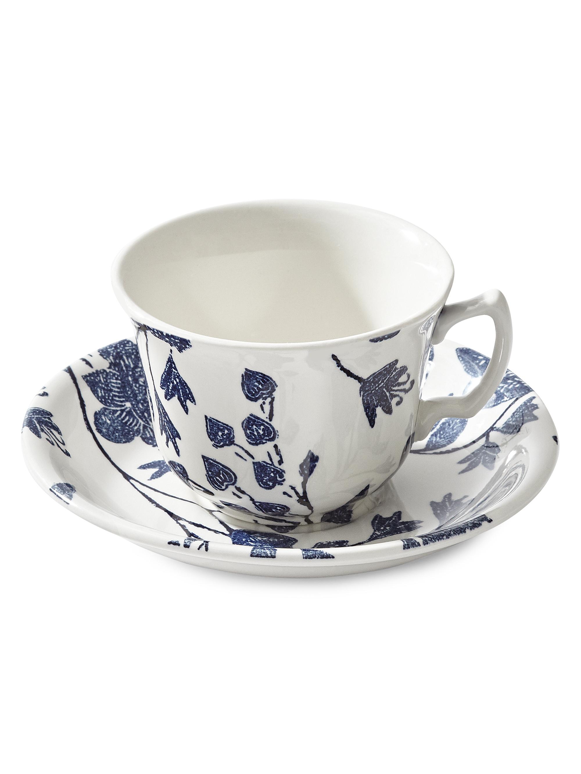 Ralph Lauren Burleigh Garden Vine Teacup & Saucer