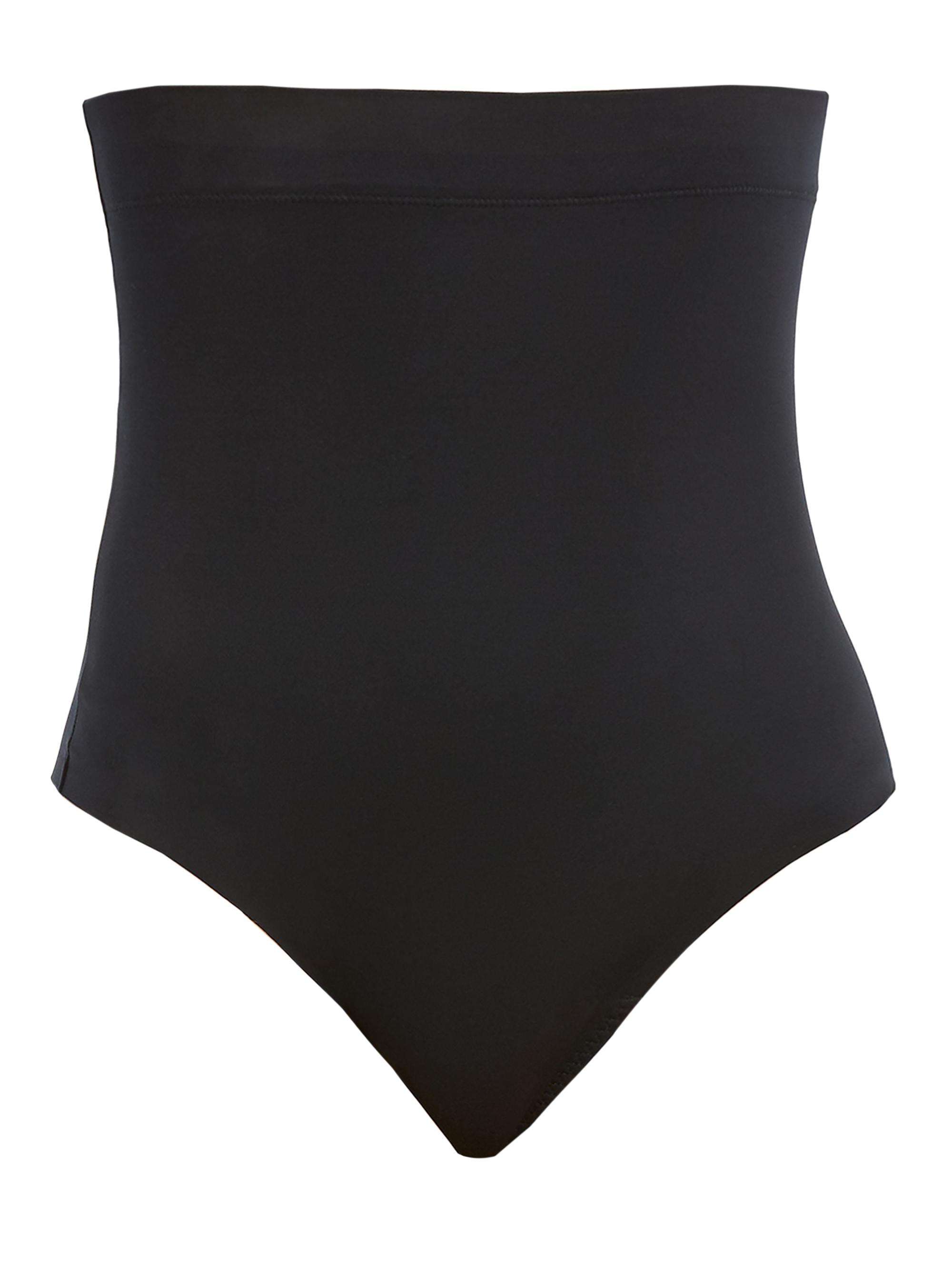 Spanx Women's Suit Your Fancy High-Rise Shaping Thong - Very Black | Thumbnail 4