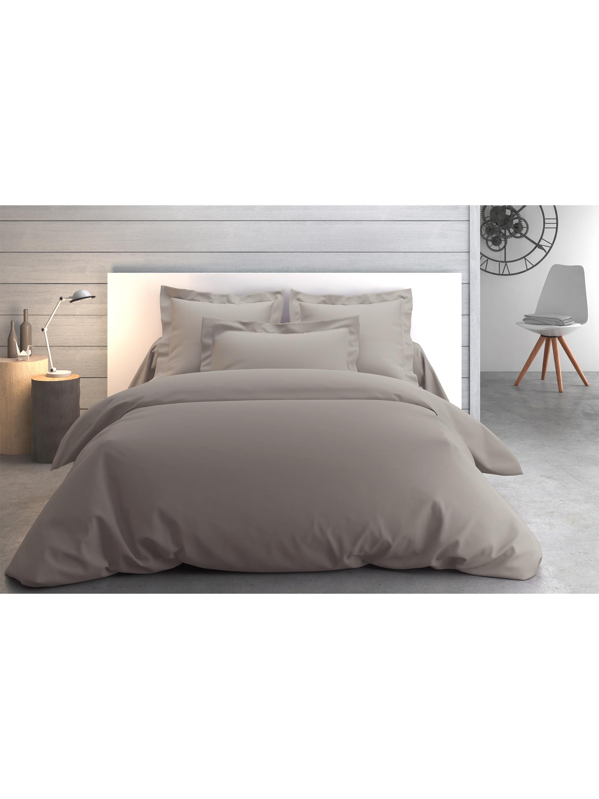 Anne de Solène Vexin Cotton Duvet Cover - Brume King