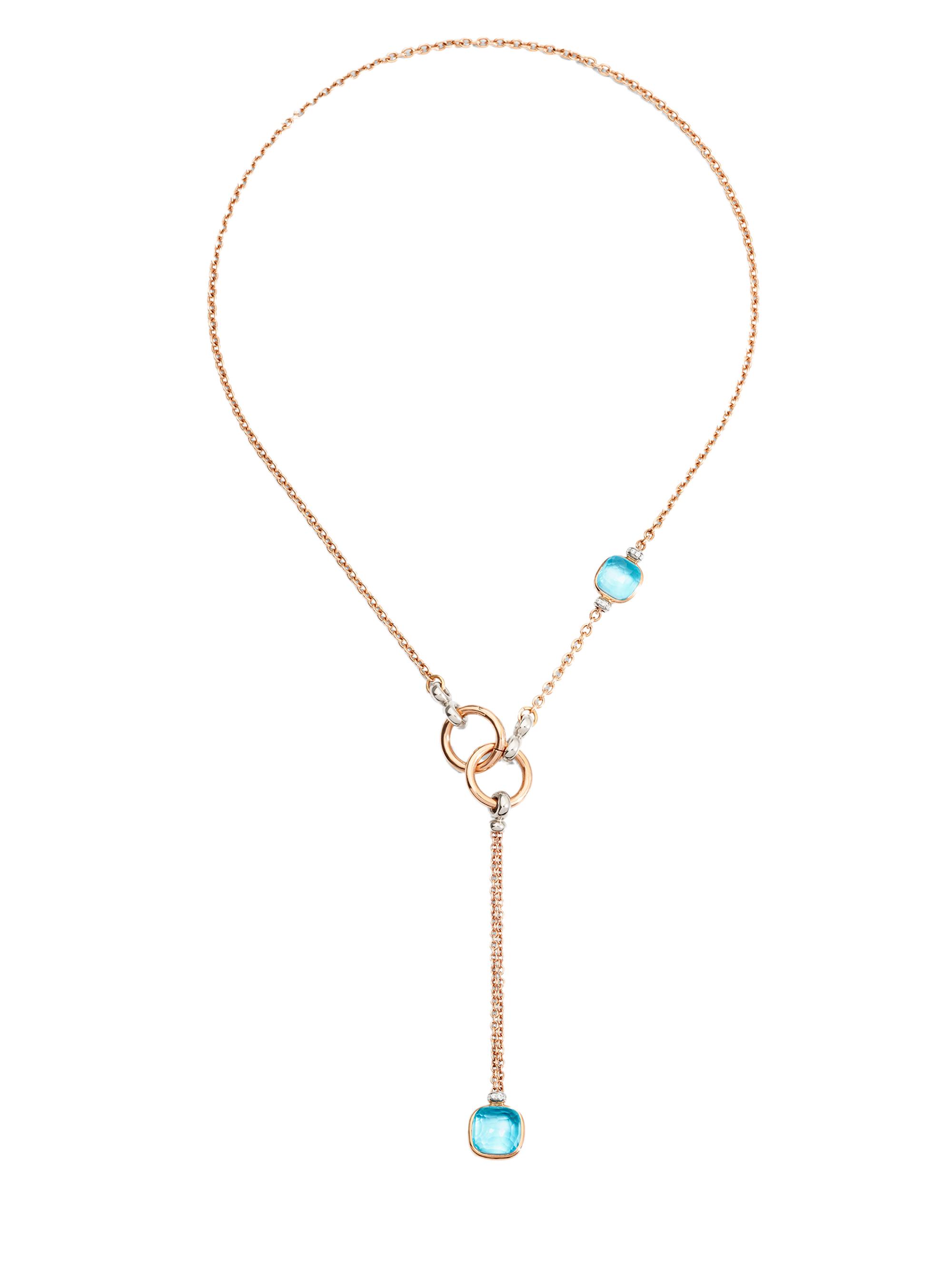 Pomellato Women's Nudo Two-Tone 18K Gold & Topaz Necklace