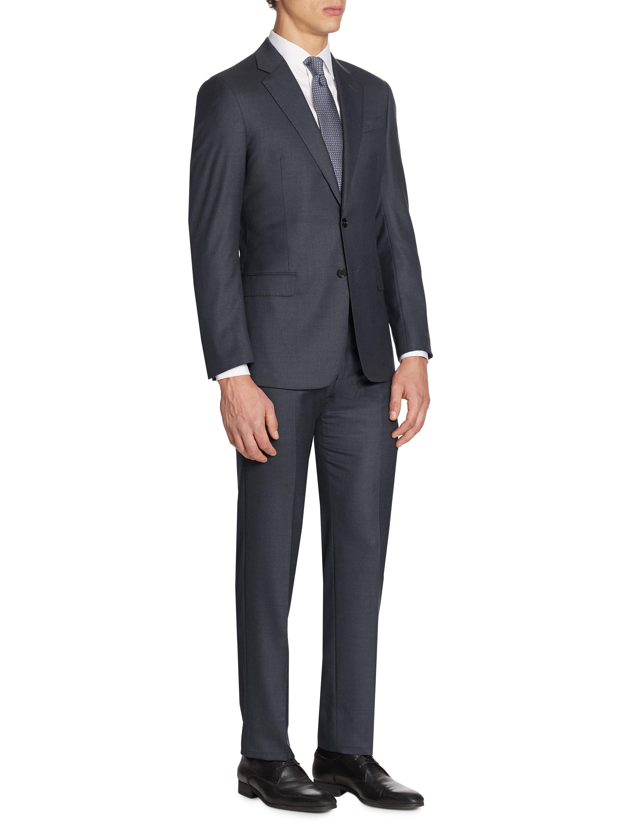 Giorgio Armani グレー スラックス 48 GIORGIO ARMANI - GIORGIO ARMANI スラックス 48(L位) グレー