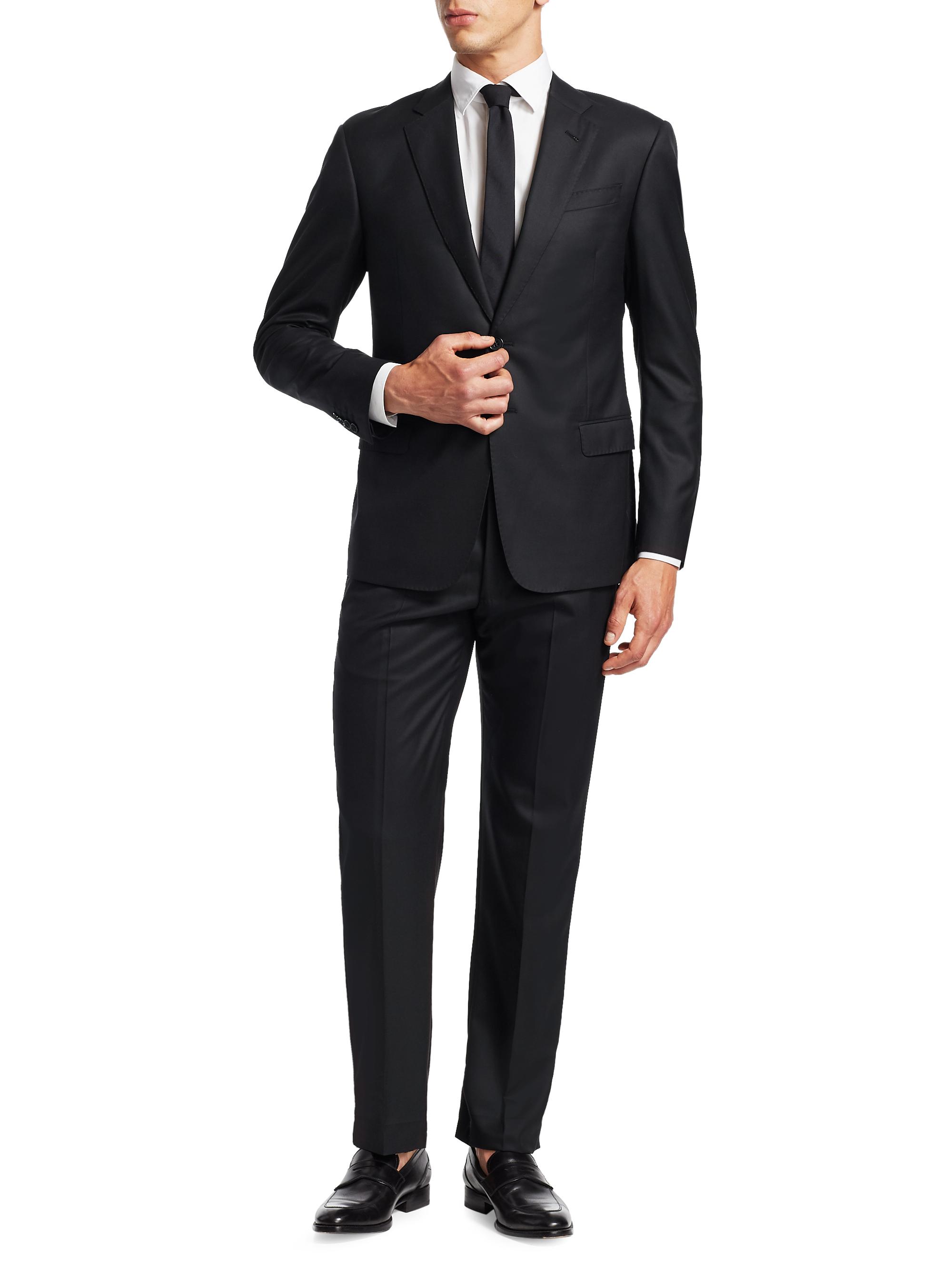 Giorgio Armani Wool Suit | Saks Fifth Avenue