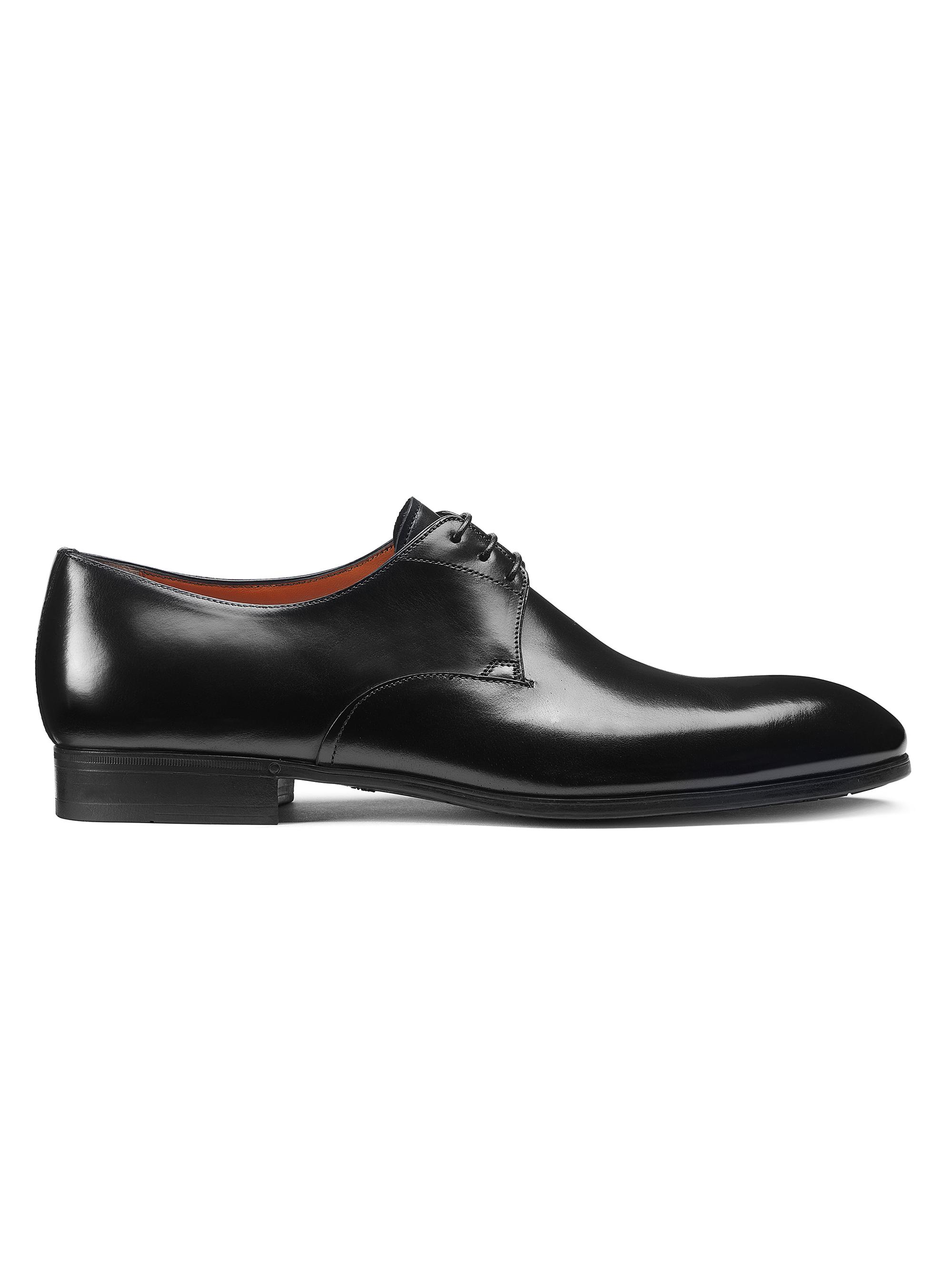 Santoni Lace-Up Leather Dress Shoes | Saks Fifth Avenue