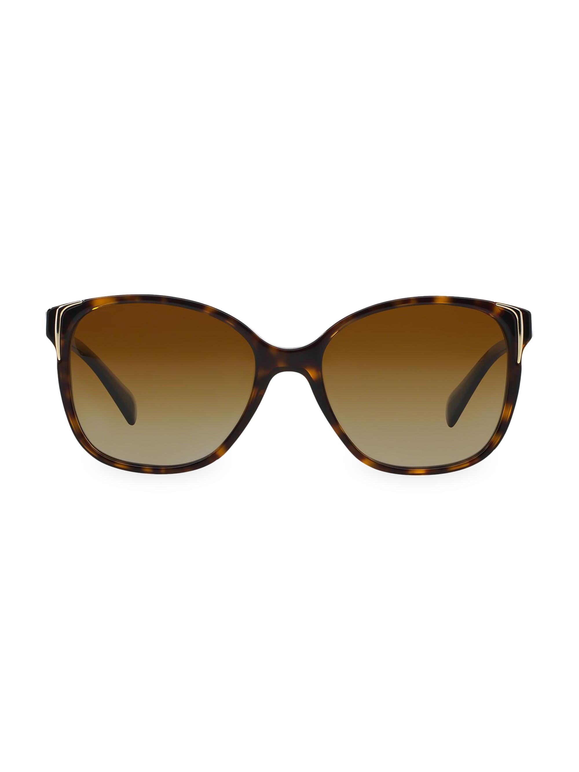 Prada Women's 55MM Square Sunglasses - Havana